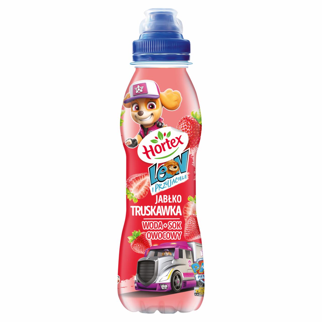 Zdjęcia - Hortex Leon i Przyjaciele Napój owocowy truskawka 400 ml