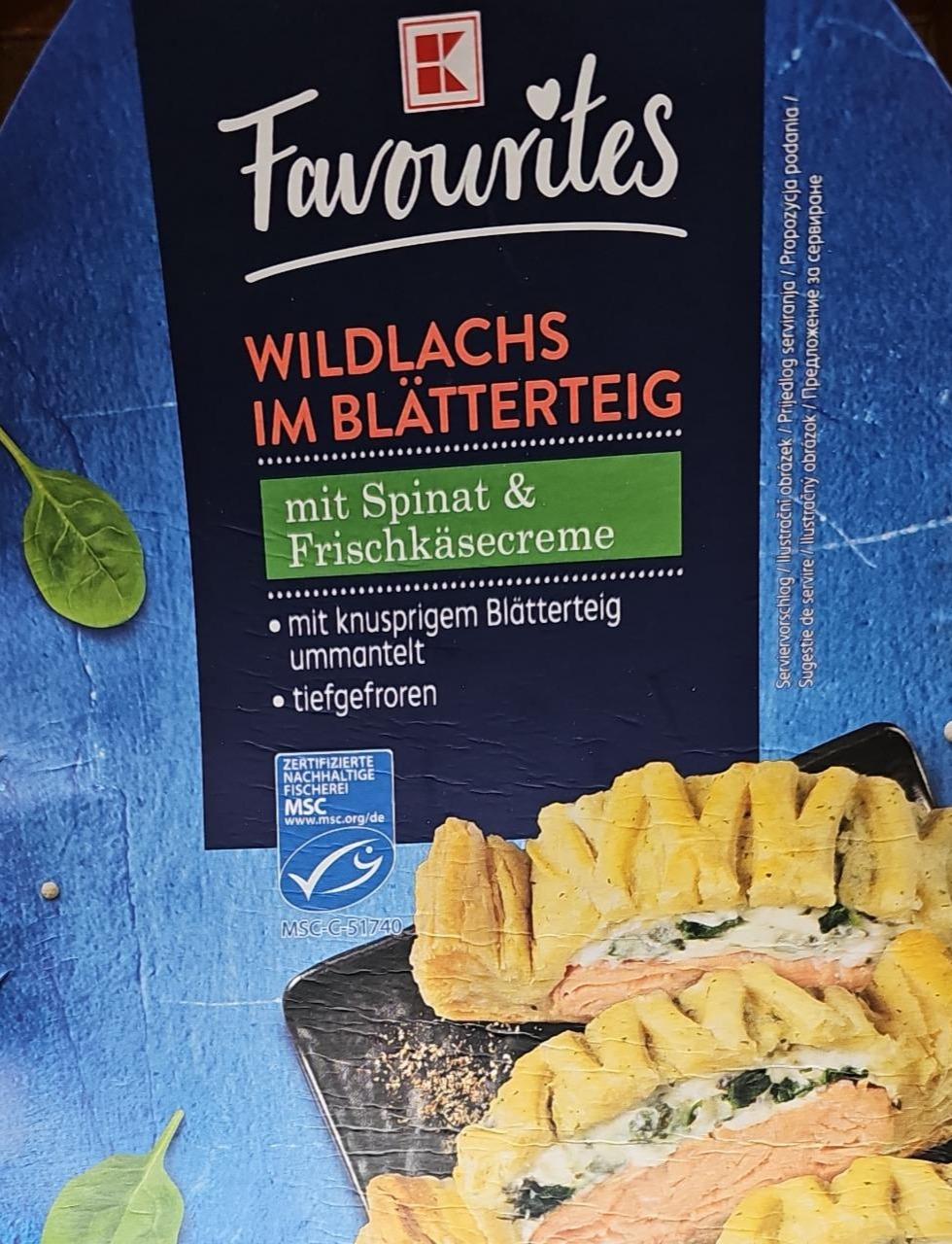 Zdjęcia - Wildlachs im blatterteig mit spinat frischkasecreme K-Favourites