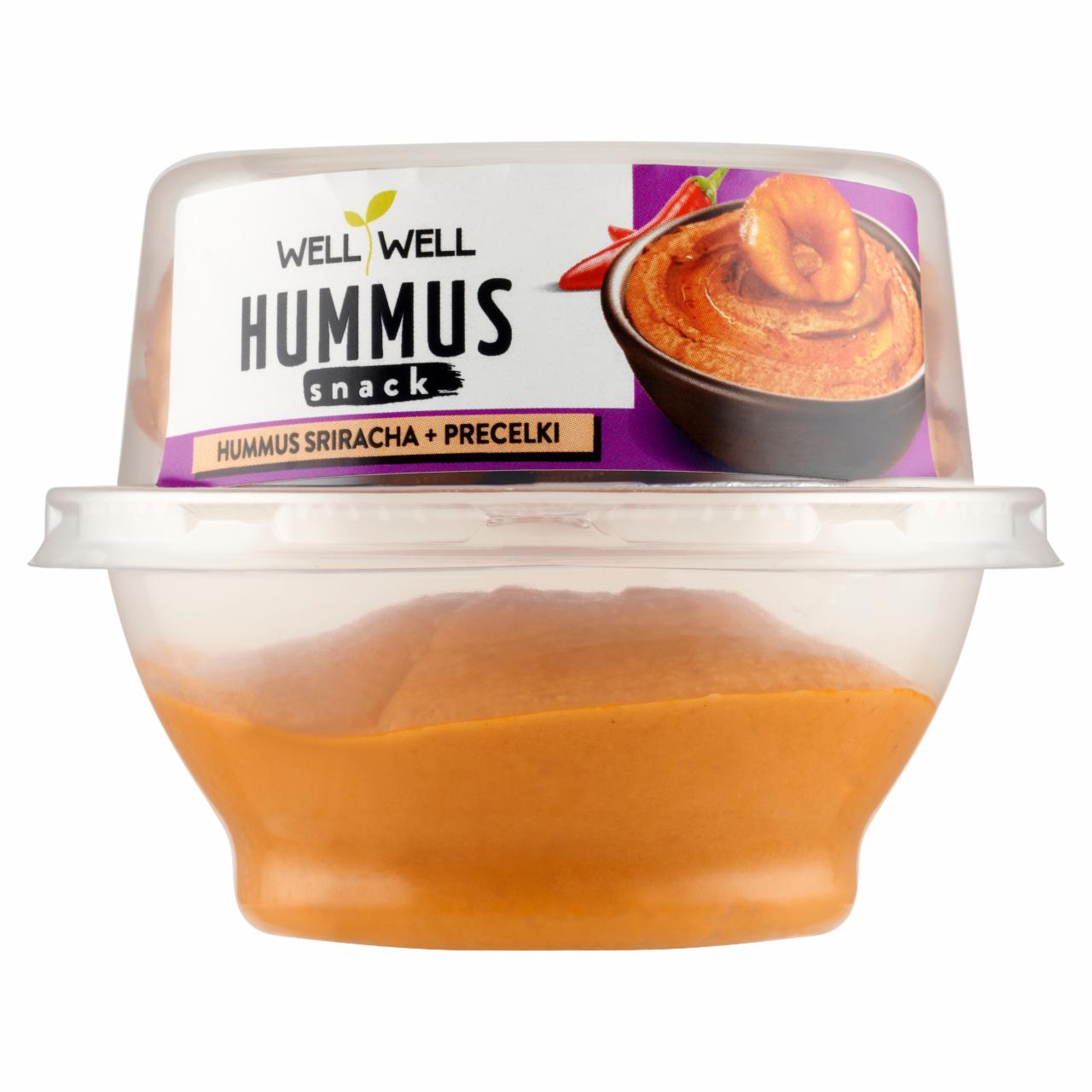 Zdjęcia - Well Well Hummus sriracha + precelki 120 g