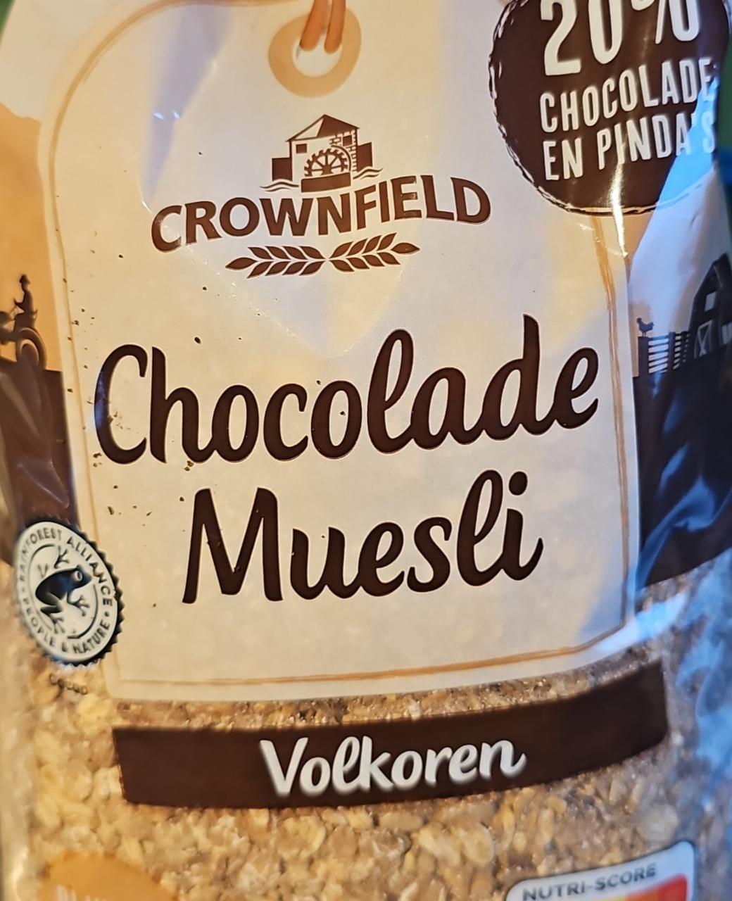 Zdjęcia - Chocolade muesli volkoren Crownfield