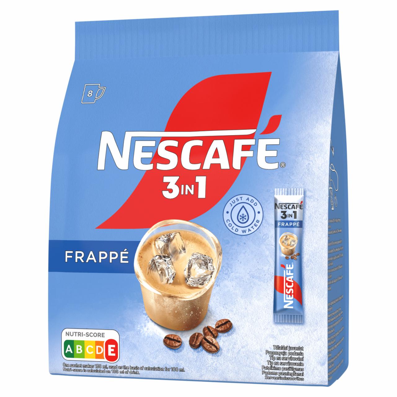 Zdjęcia - Nescafé 3in1 Frappé Rozpuszczalny napój kawowy 120 g (8 x 15 g)