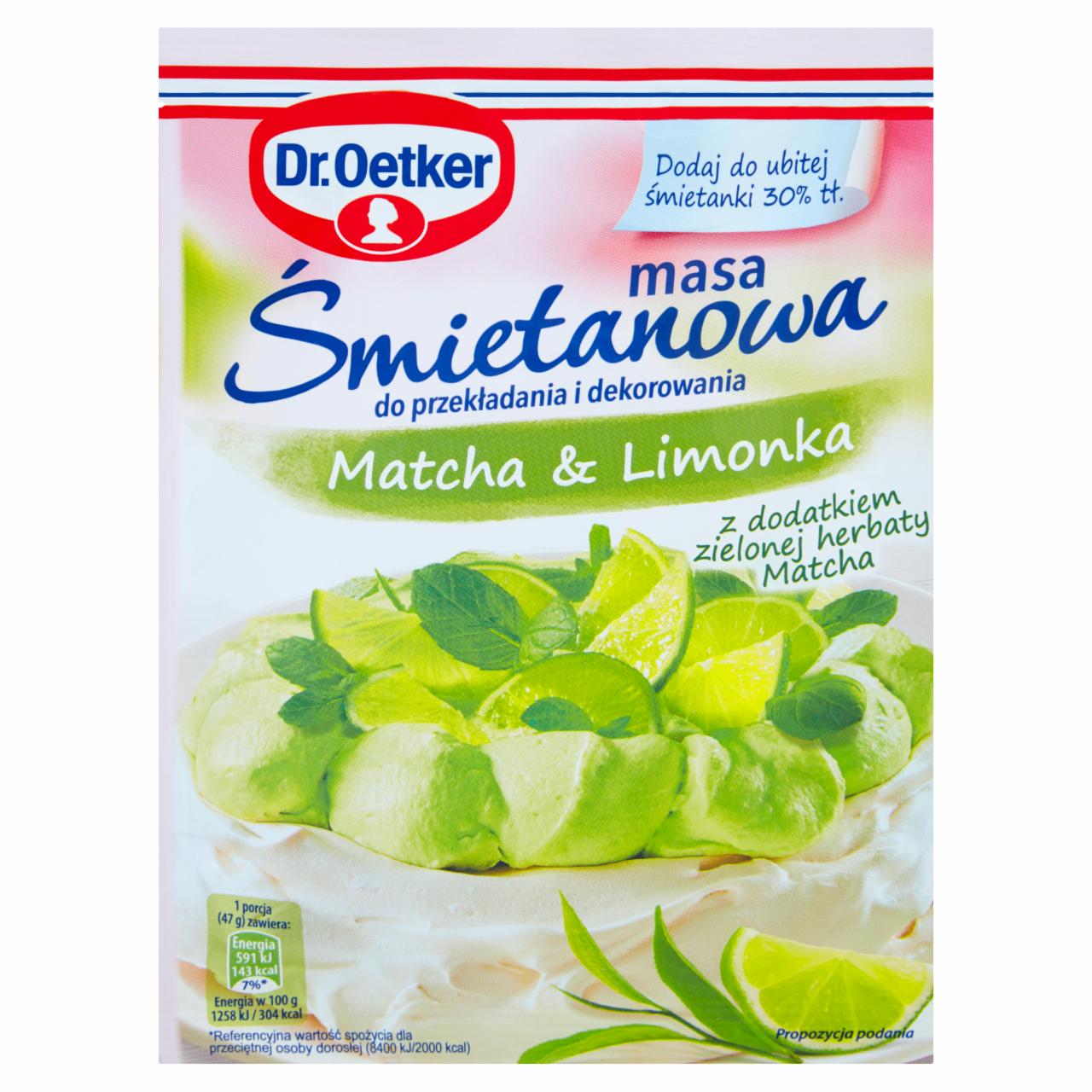 Zdjęcia - Dr. Oetker Masa śmietanowa matcha & limonka 70 g