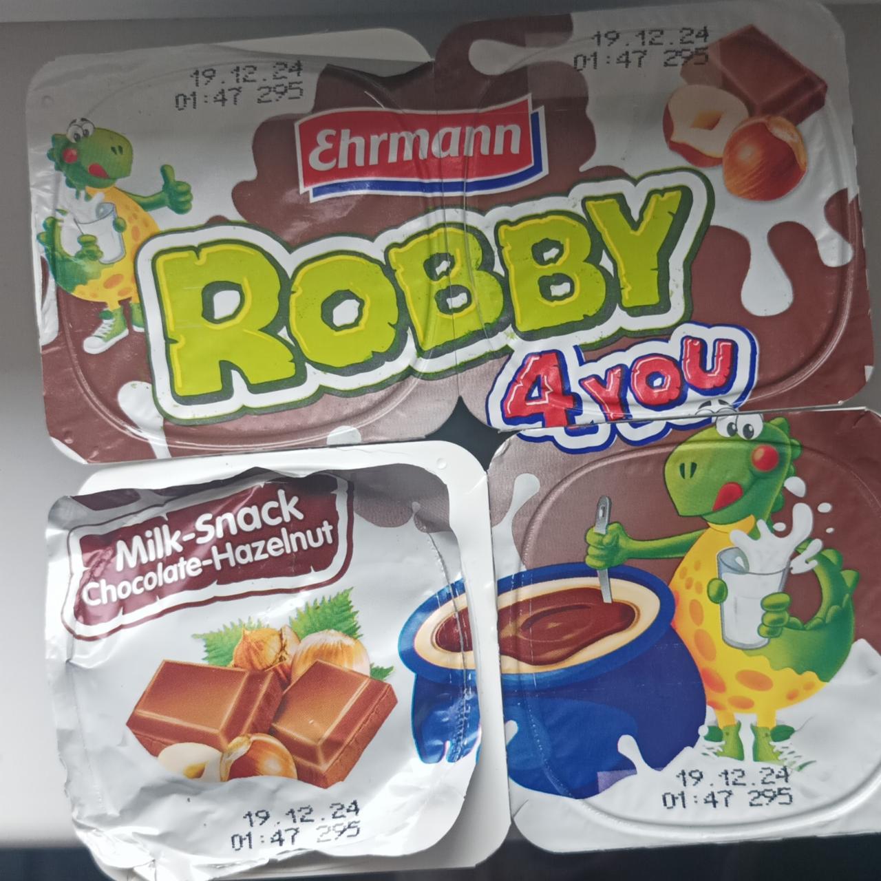 Zdjęcia - Robby 4 you milk snack Ehrmann