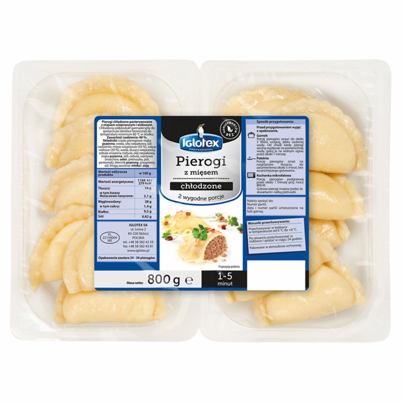 Zdjęcia - Iglotex Professional Pierogi z mięsem 800 g