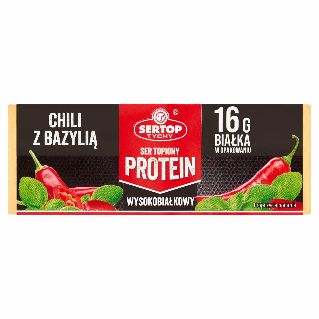 Zdjęcia - Sertop Tychy Protein Ser topiony chili z bazylią 90 g