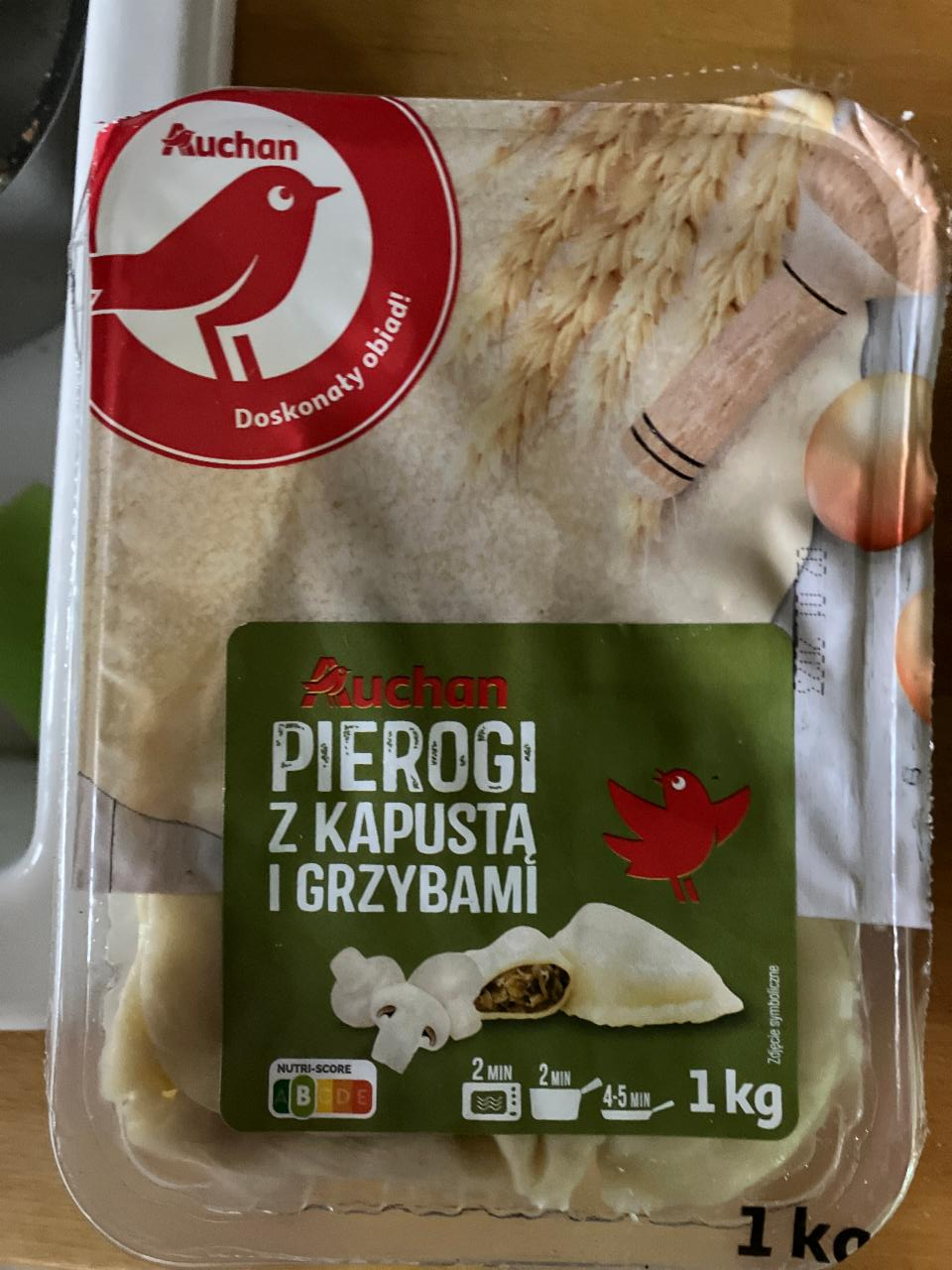 Zdjęcia - Pierogi z kapustą i grzybami Auchan