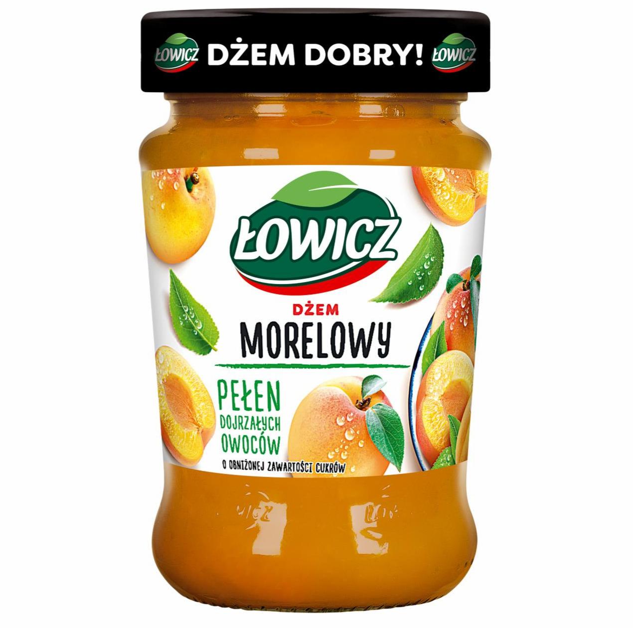 Zdjęcia - Łowicz Dżem morelowy o obniżonej zawartości cukrów 280 g