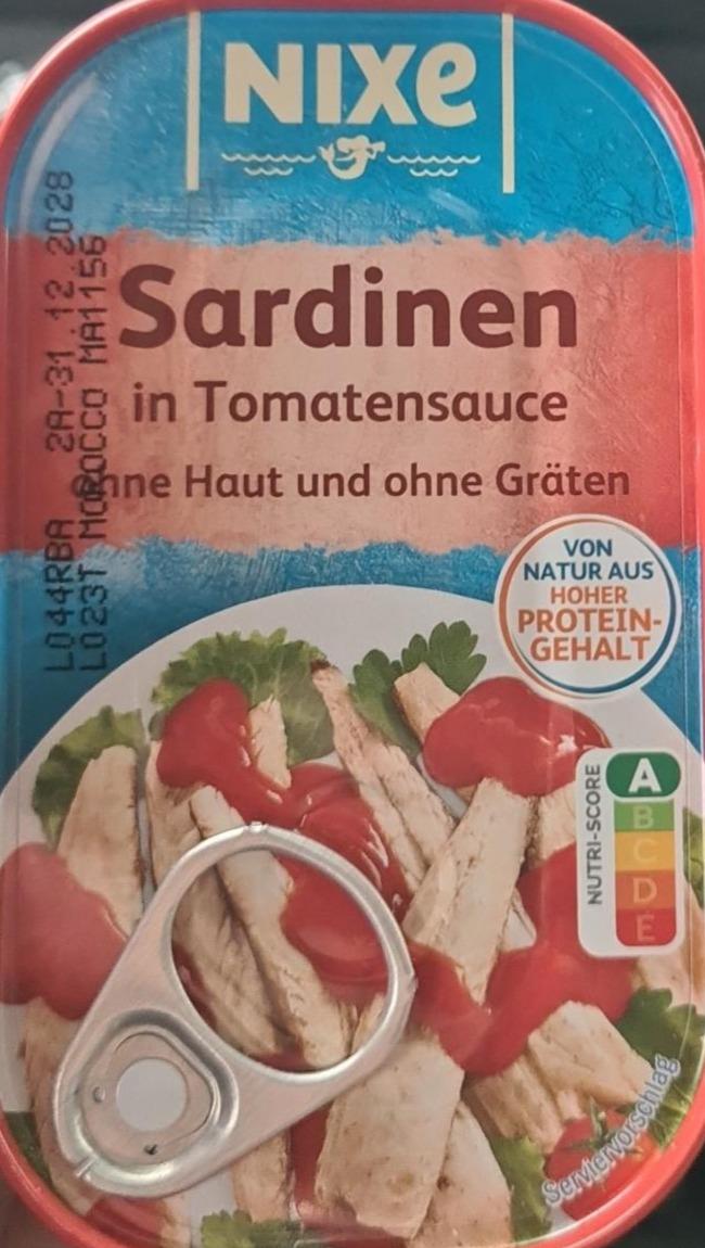 Zdjęcia - Sardinen in Tomatensauce Nixe