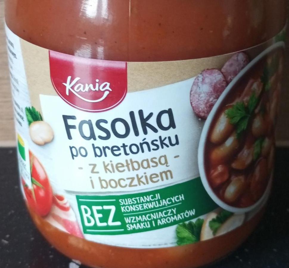 Zdjęcia - Fasolka po bretońsku z kiełbasą i boczkiem Kania