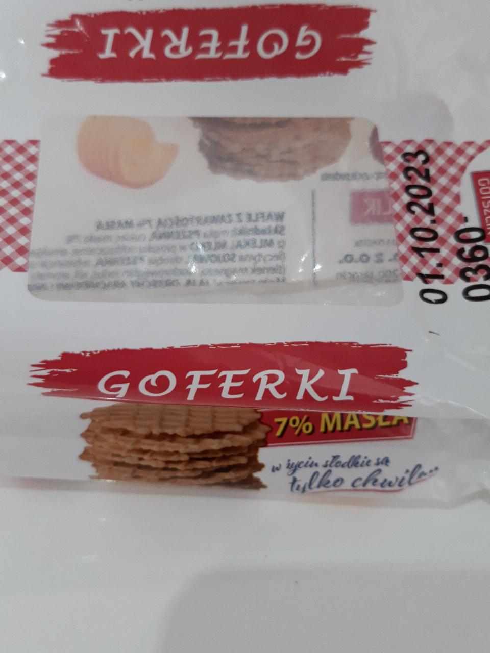 Zdjęcia - Gotszlik Goferki wafLove maślane