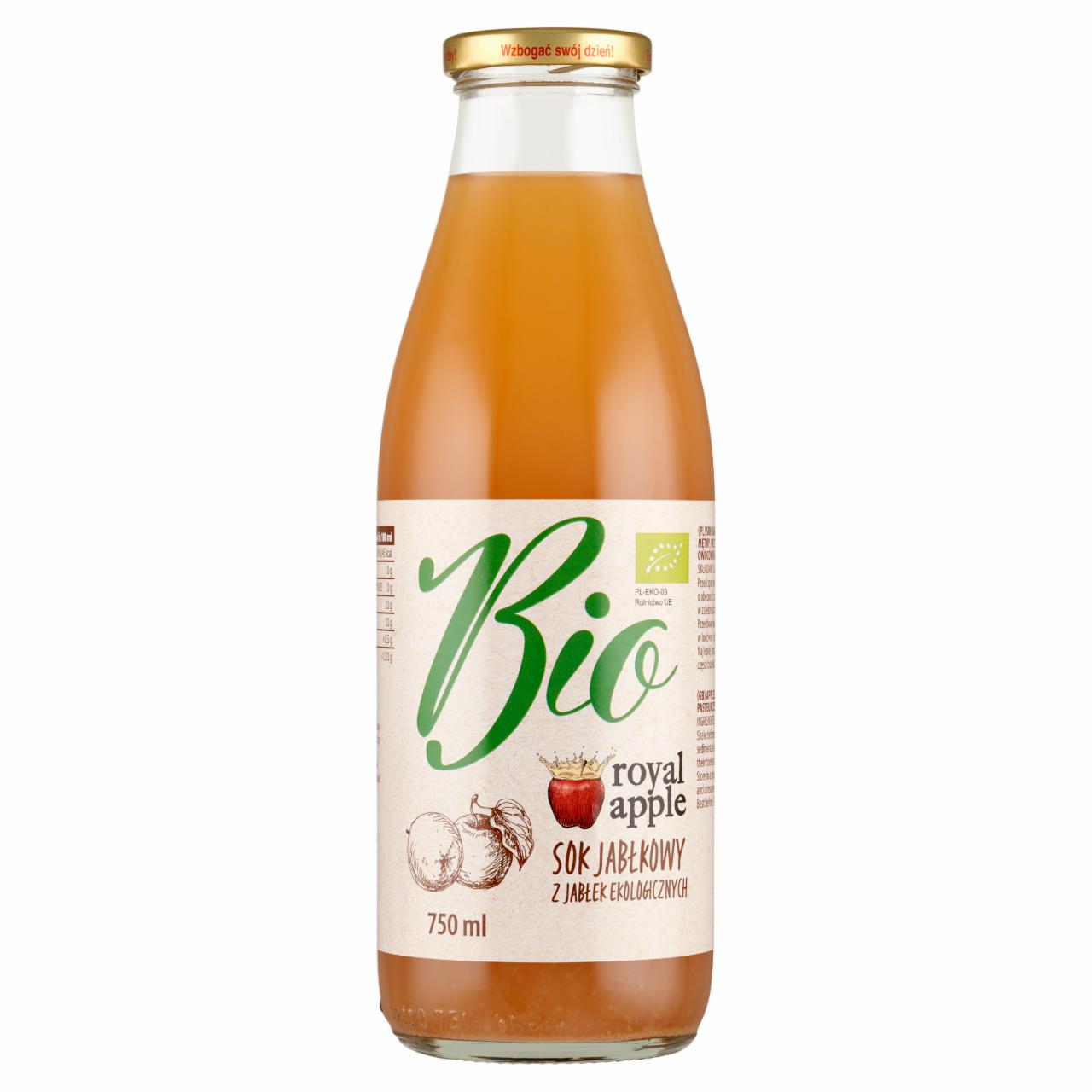 Zdjęcia - Royal apple Bio Sok jabłkowy z jabłek ekologicznych 750 ml