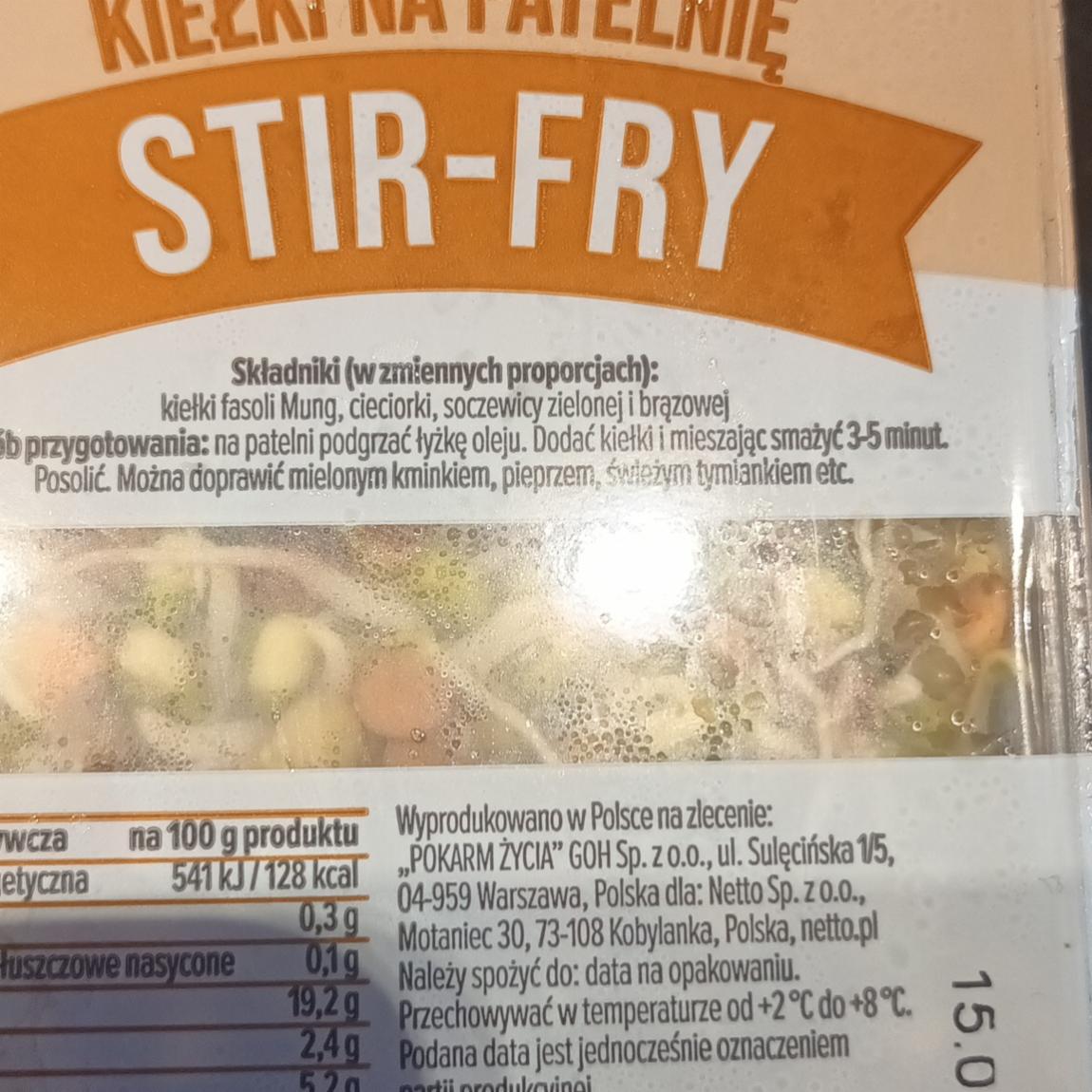 Zdjęcia - Kiełki na patelnię stir-fry Z Zieleniaka