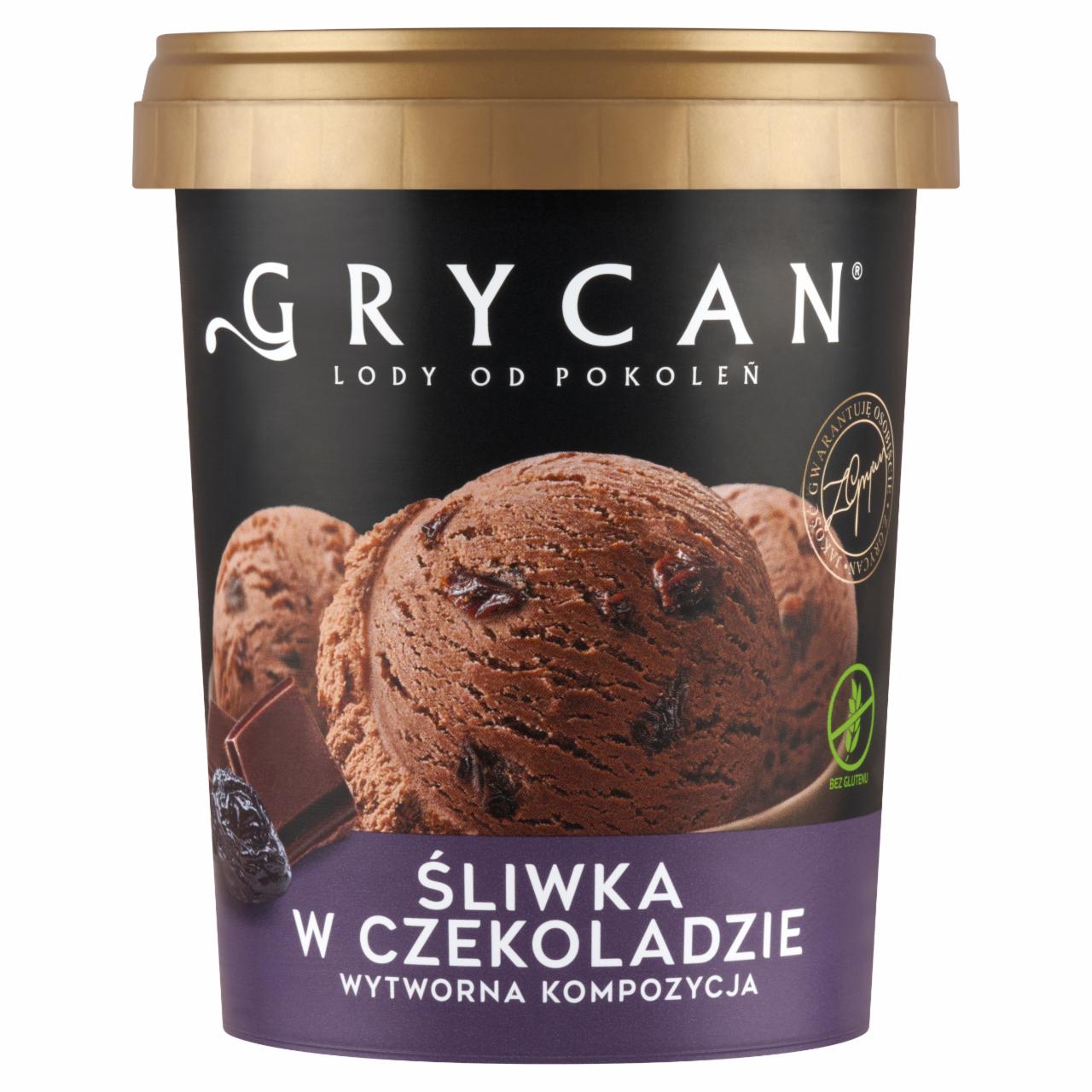 Zdjęcia - Grycan Lody śliwka w czekoladzie 500 ml