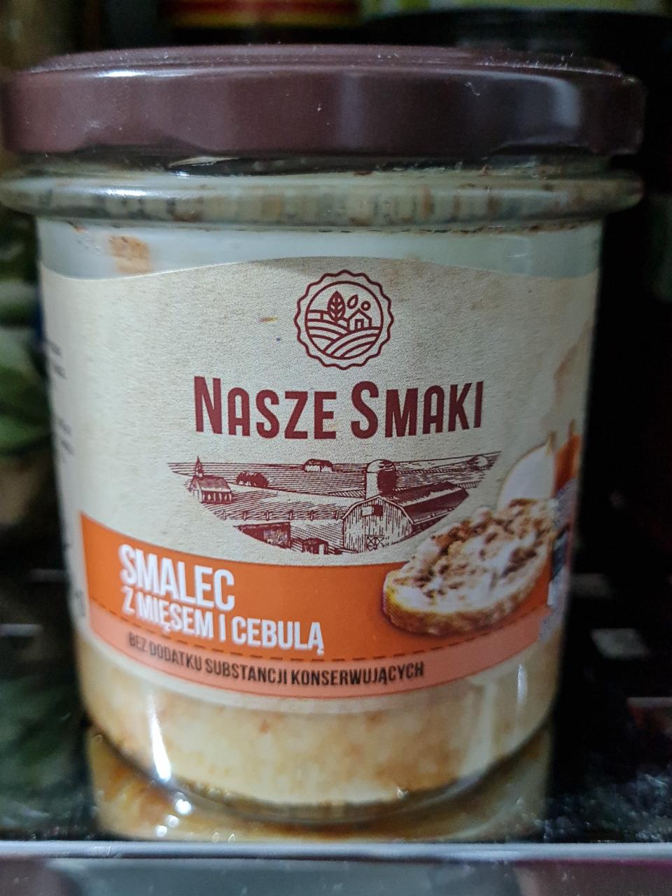 Zdjęcia - Smalec z mięsem i cebulą Nasze Smaki