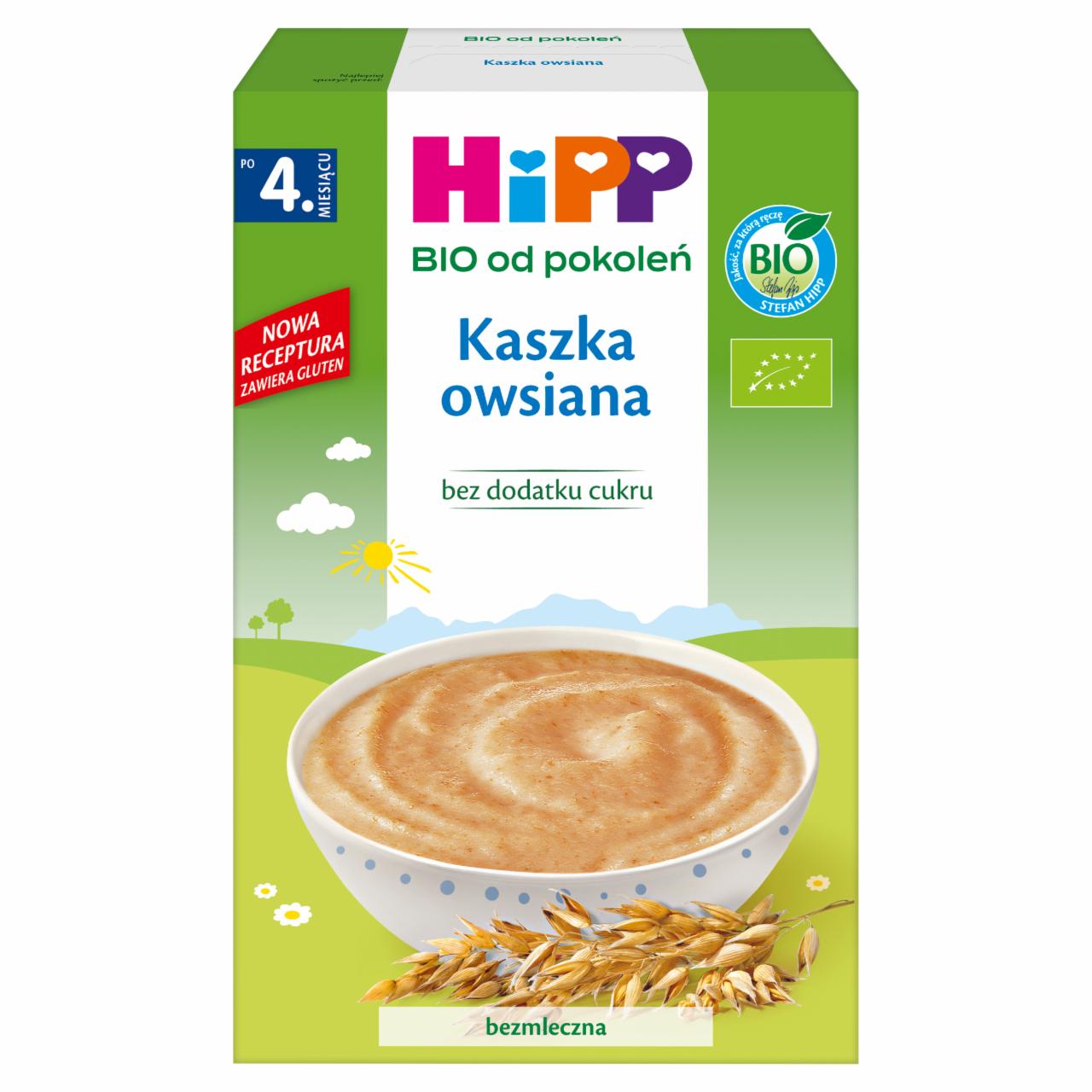 Zdjęcia - HiPP BIO Kaszka owsiana po 4. miesiącu 200 g