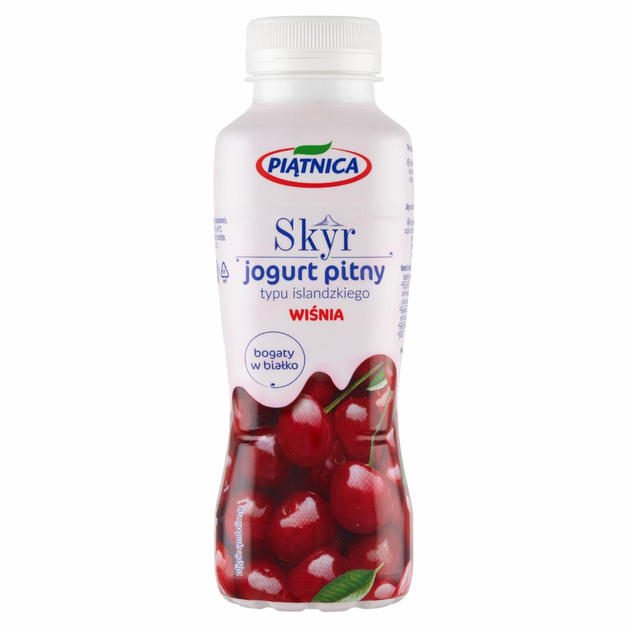 Zdjęcia - Skyr jogurt pitny typu islandzkiego wiśnia Piątnica