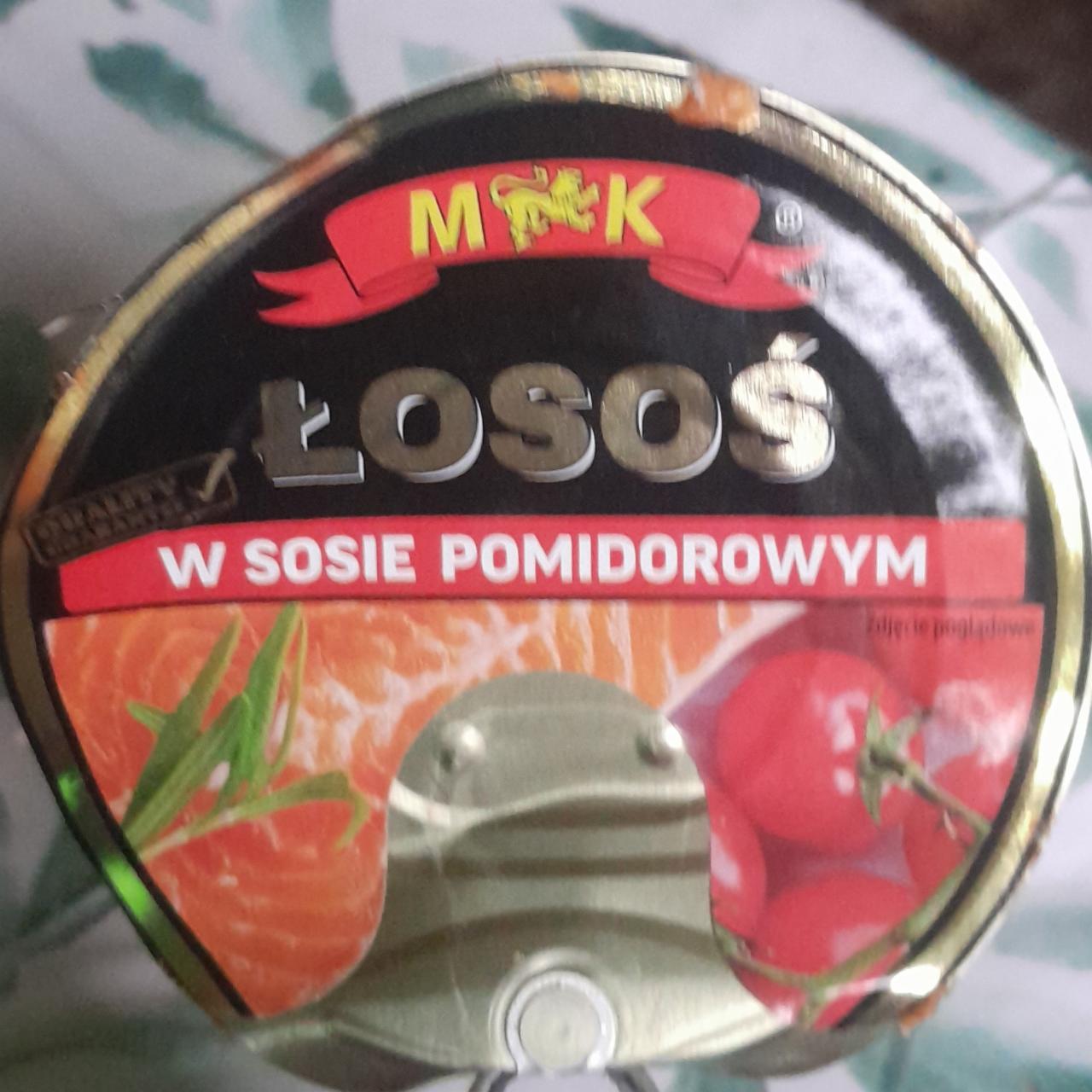 Zdjęcia - MK Łosoś w sosie pomidorowym 160 g