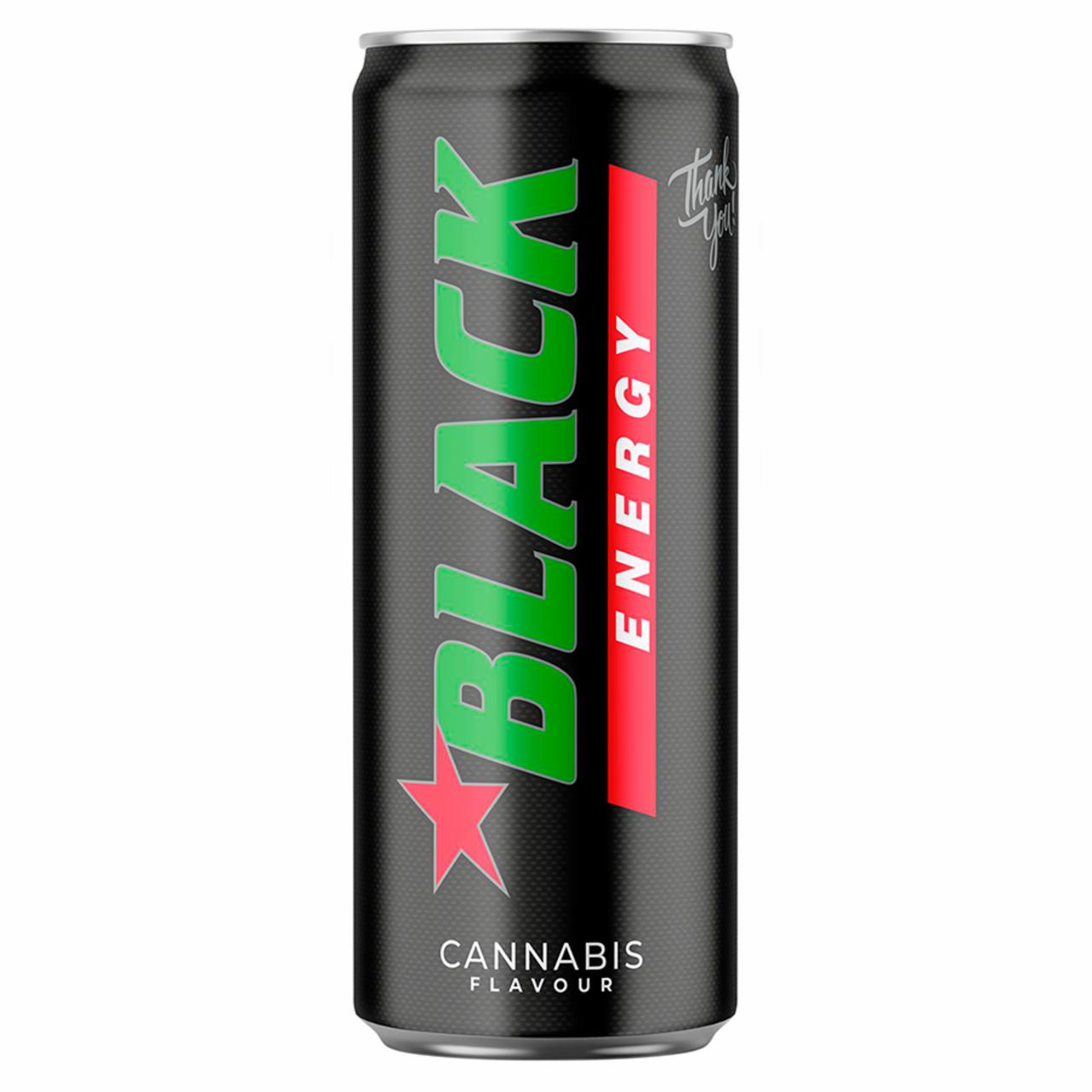 Zdjęcia - Black Energy Cannabis Gazowany napój energetyzujący 250 ml