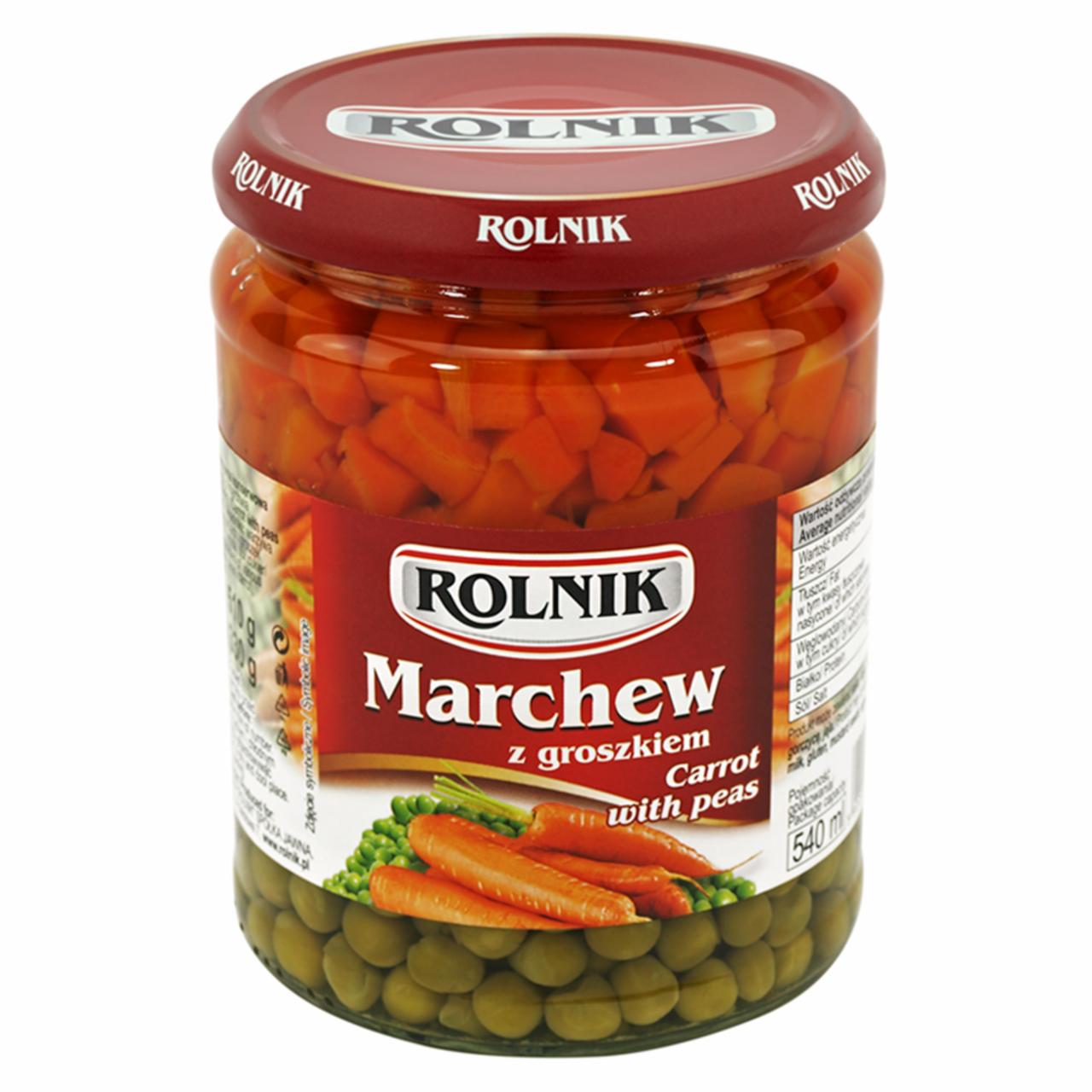 Zdjęcia - Rolnik Marchew z groszkiem 510 g