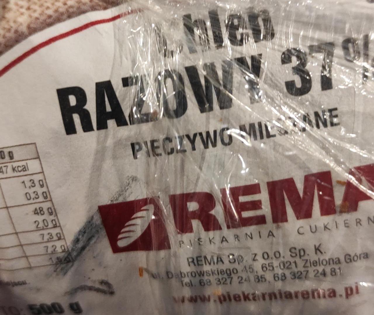 Zdjęcia - Chleb razowy 37% Rema