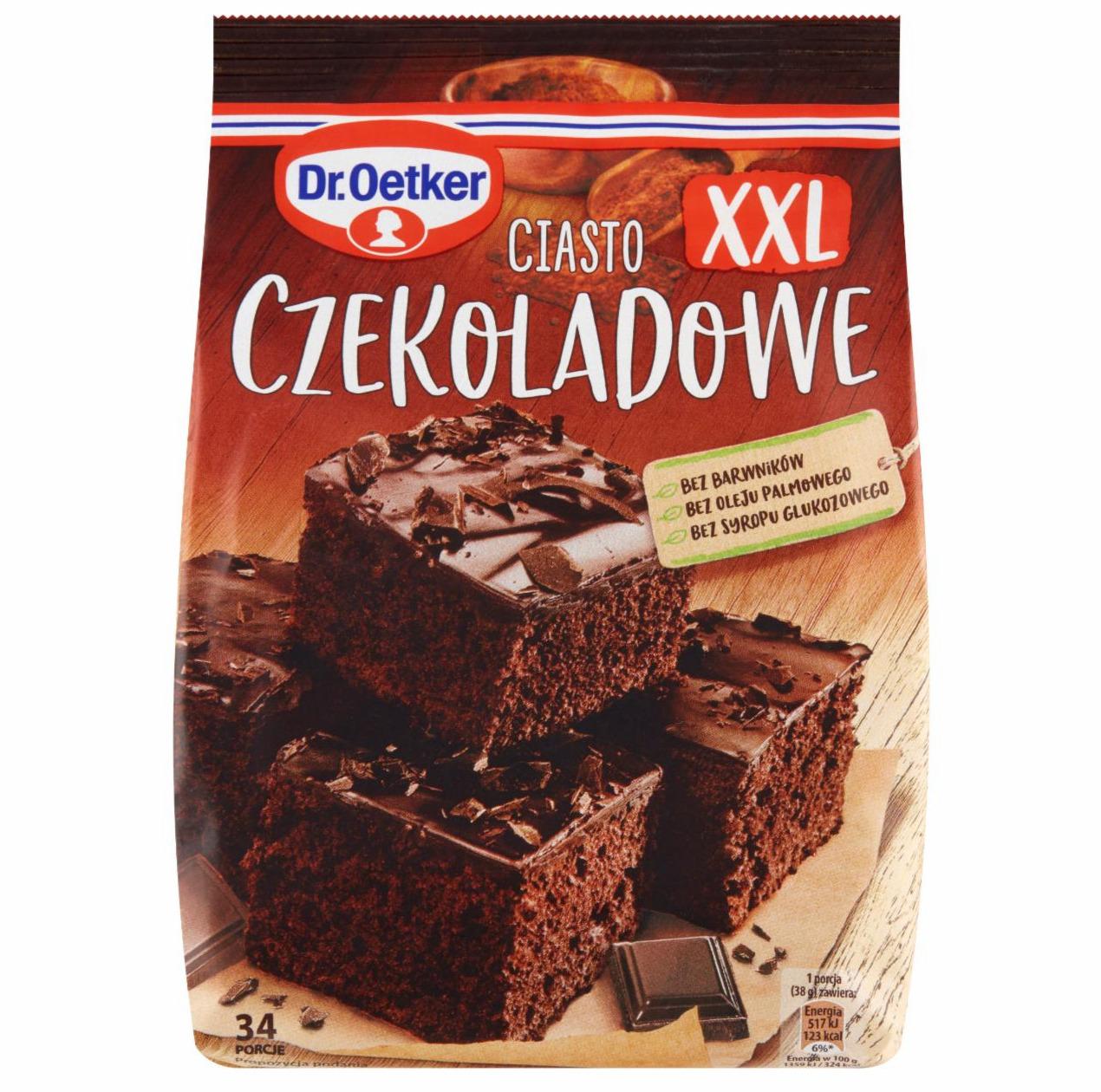 Zdjęcia - Dr. Oetker Ciasto czekoladowe XXL 671 g