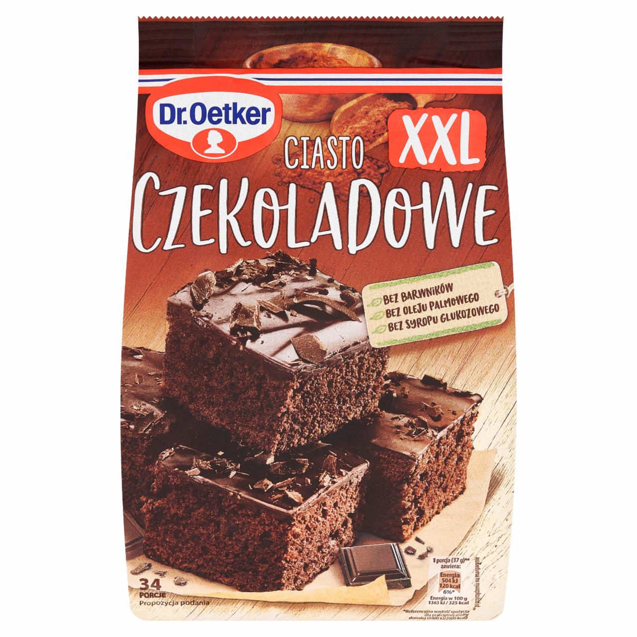 Zdjęcia - Dr. Oetker Ciasto czekoladowe XXL 671 g