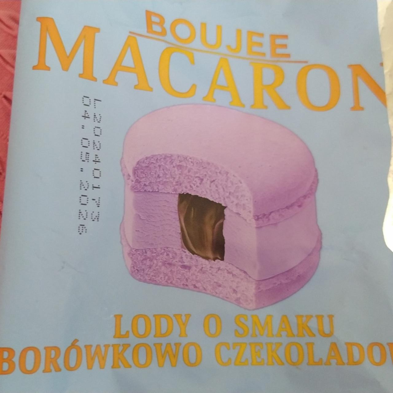 Zdjęcia - Macaron lody o smaku borowkowo czekoladowe Boujee