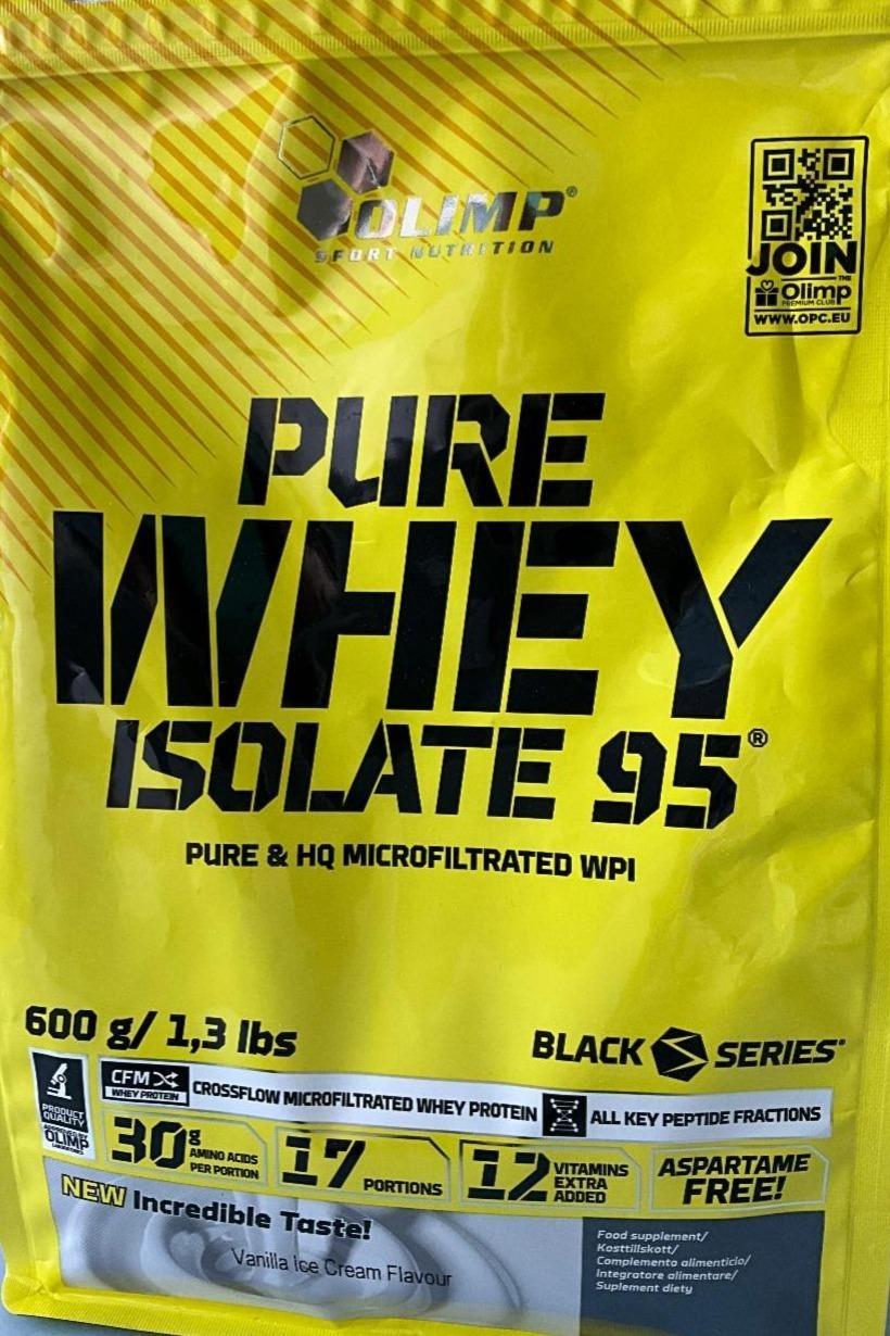 Zdjęcia - Pure Whey Isolate Vanille flavour 95 Olimp