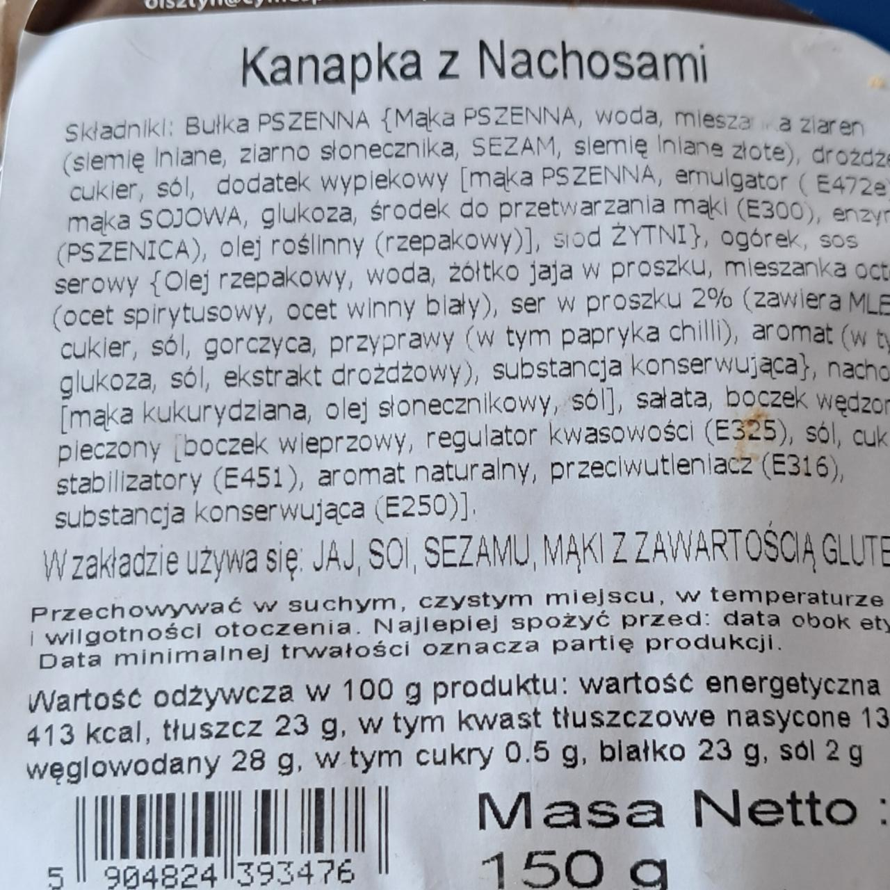 Zdjęcia - Kanapka z nachosami Cymes