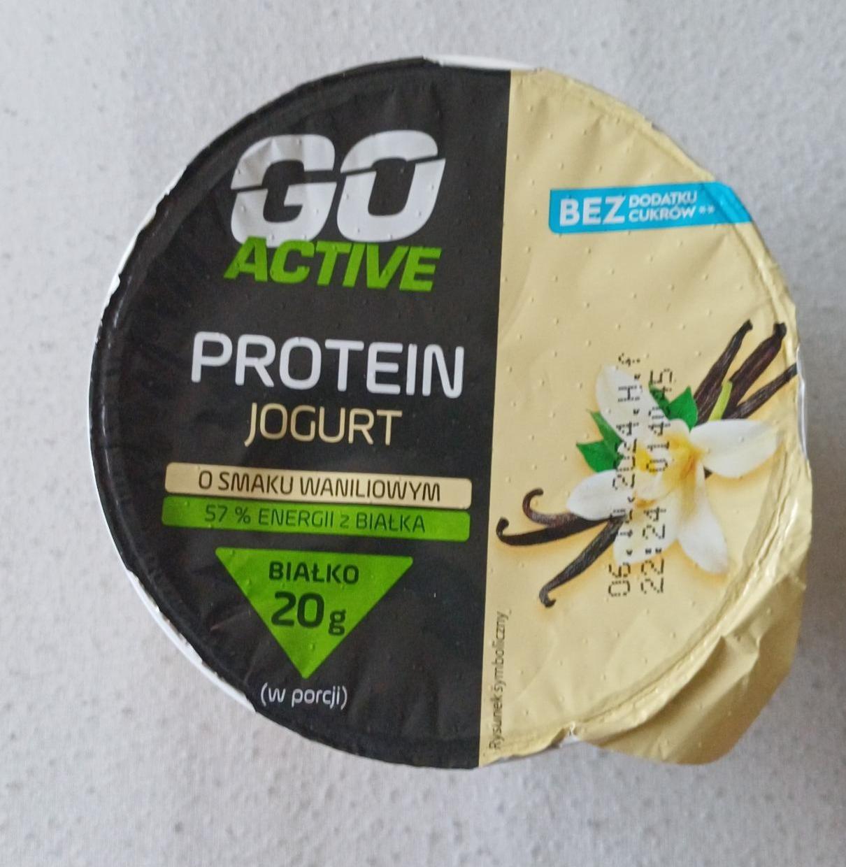 Zdjęcia - Protein jogurt o smaku waniliowym Go Active