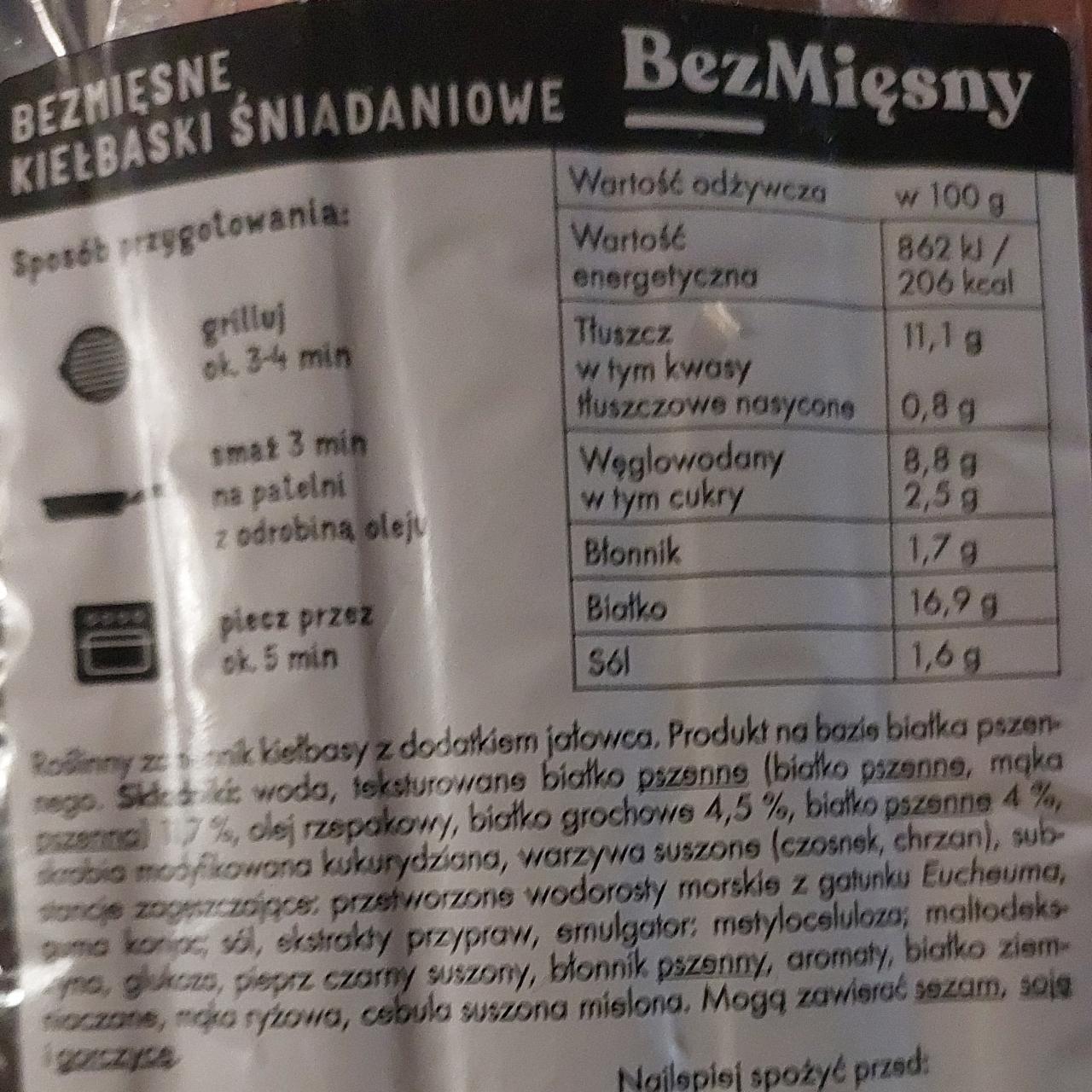 Zdjęcia - Kielbaski śniadaniowe Bezmiesny