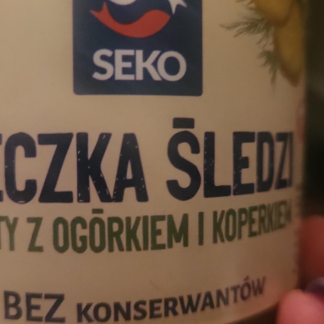 Zdjęcia - Beczka śledzi Filety z ogórkiem i koperkiem Seko