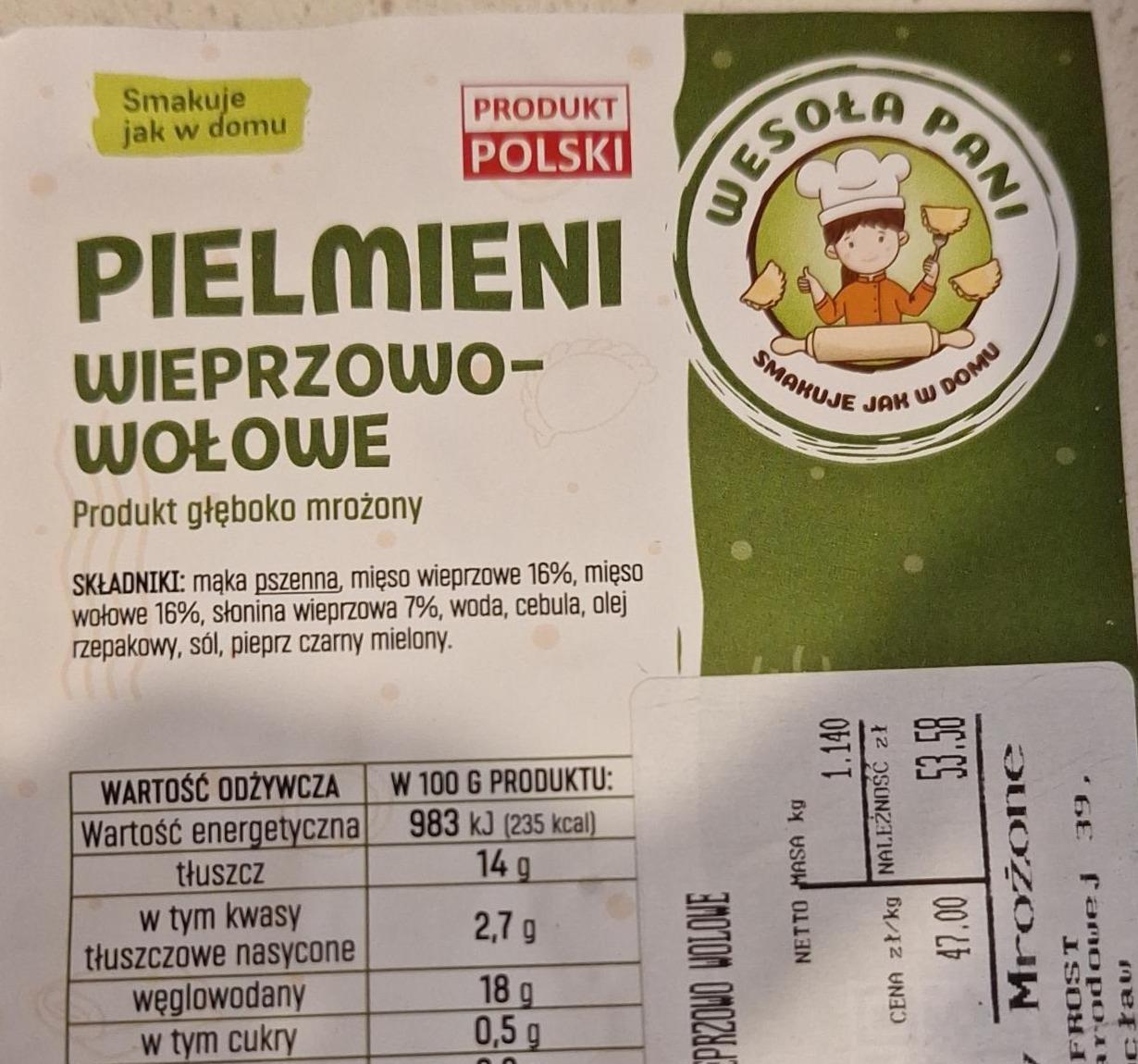 Zdjęcia - Pielmieni wieprzowo wołowe Wesoła pani