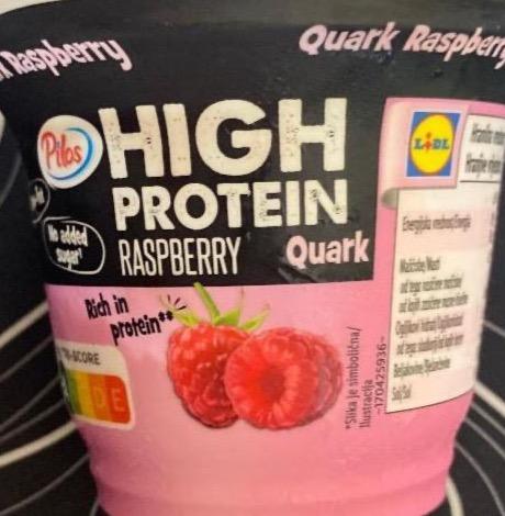 Zdjęcia - High protein raspberry quark Pilos