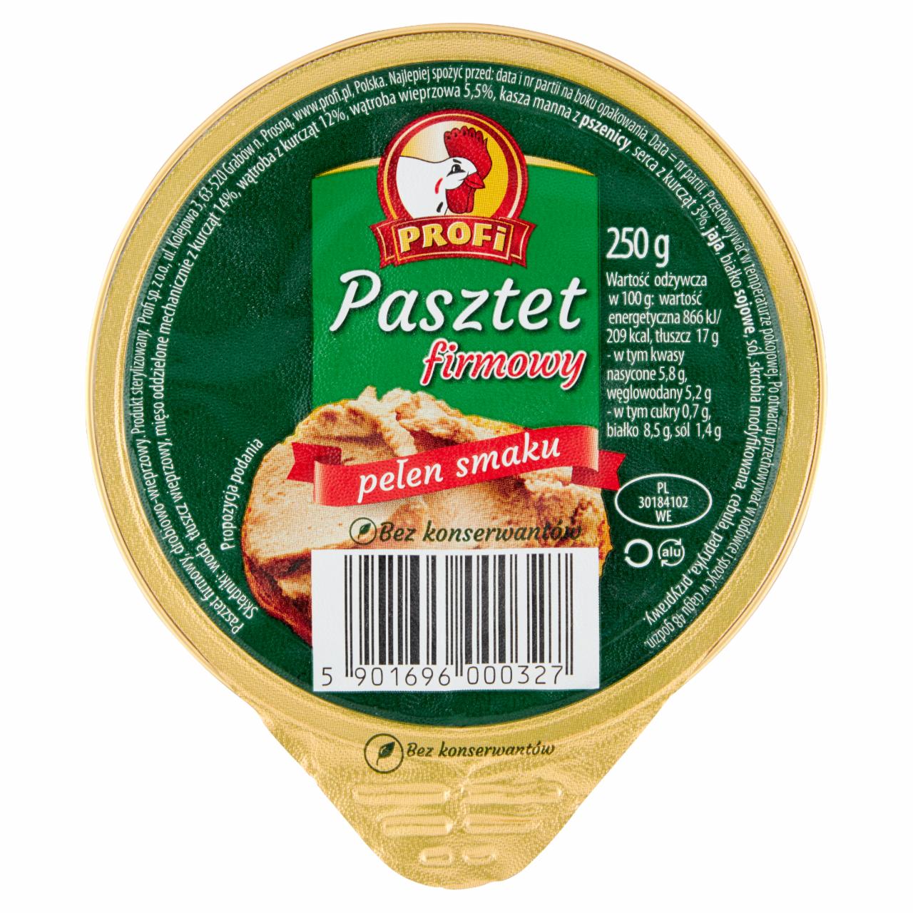 Zdjęcia - Profi Pasztet firmowy 250 g