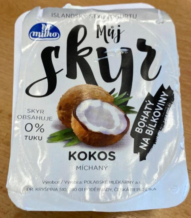 Zdjęcia - Můj skyr kokos 0% tuku Milko