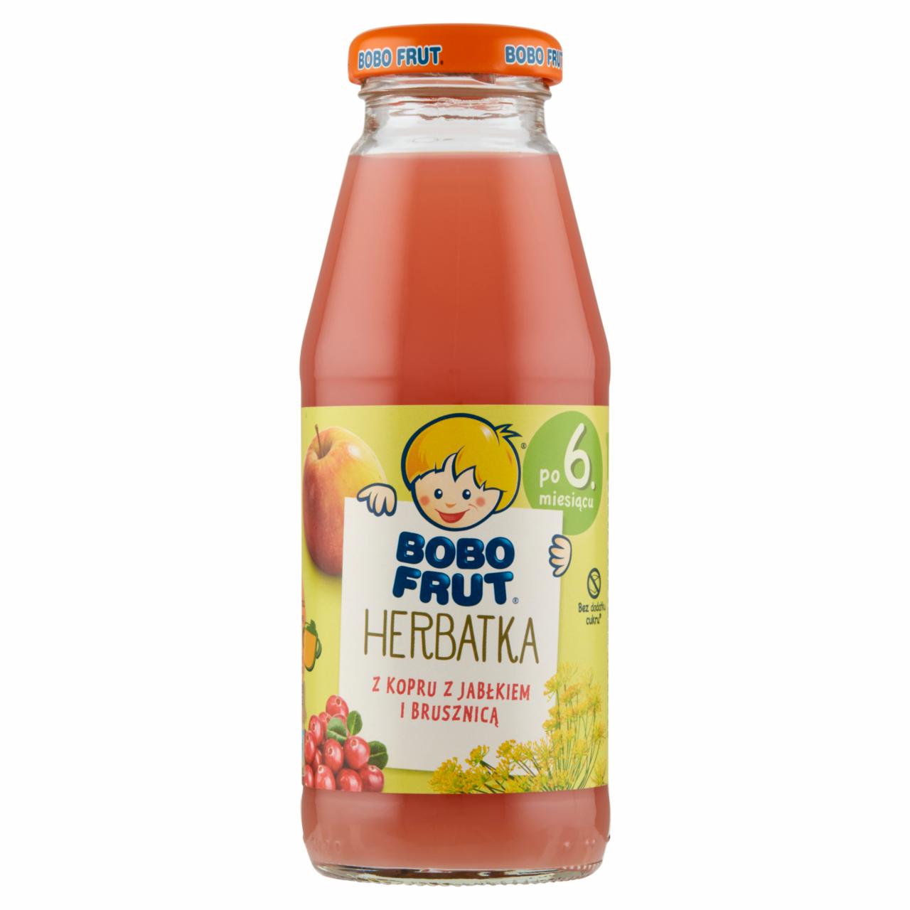 Zdjęcia - Bobo Frut Herbatka z kopru z jabłkiem i brusznicą po 6. miesiącu 300 ml