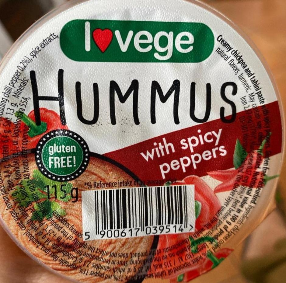 Zdjęcia - Hummus z papryką na ostro I love Hummus