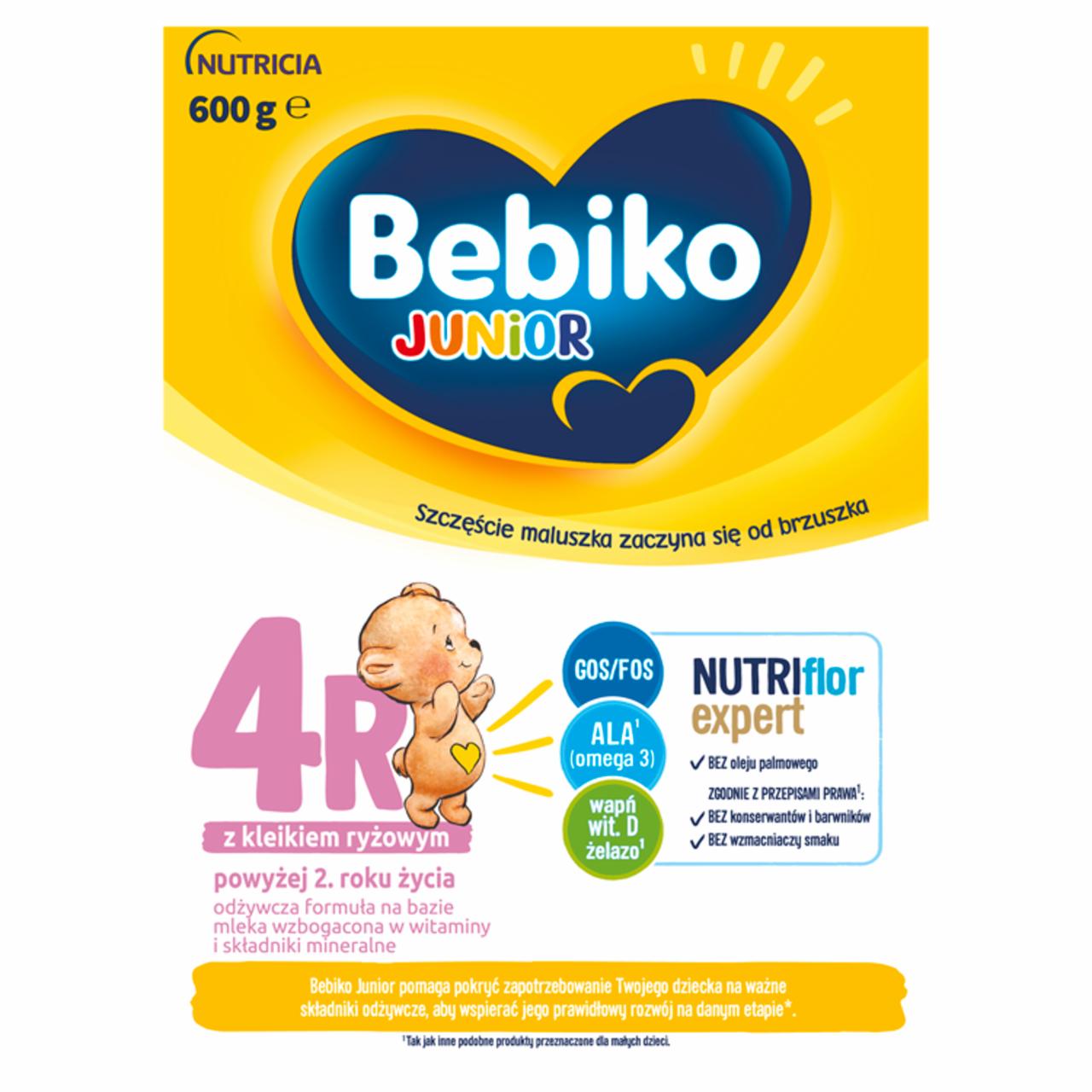 Zdjęcia - Bebiko Junior 4R Odżywcza formuła na bazie mleka dla dzieci powyżej 2. roku życia 600 g