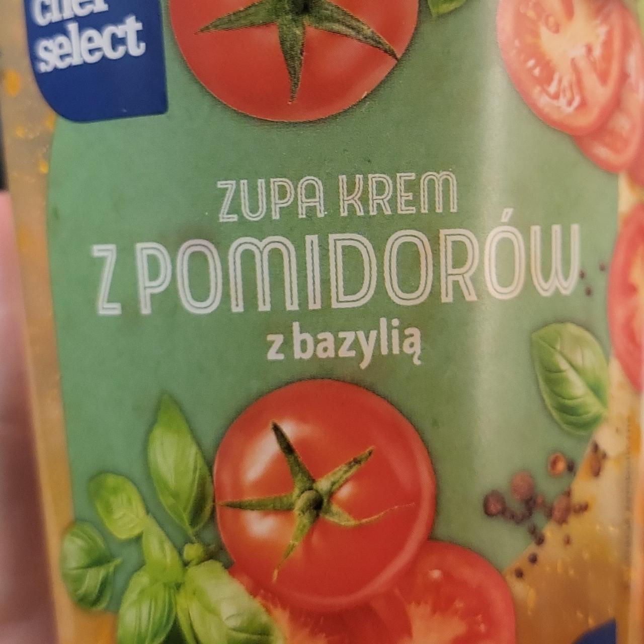 Zdjęcia - Zupa krem z pomidorów z bazylią Chef select