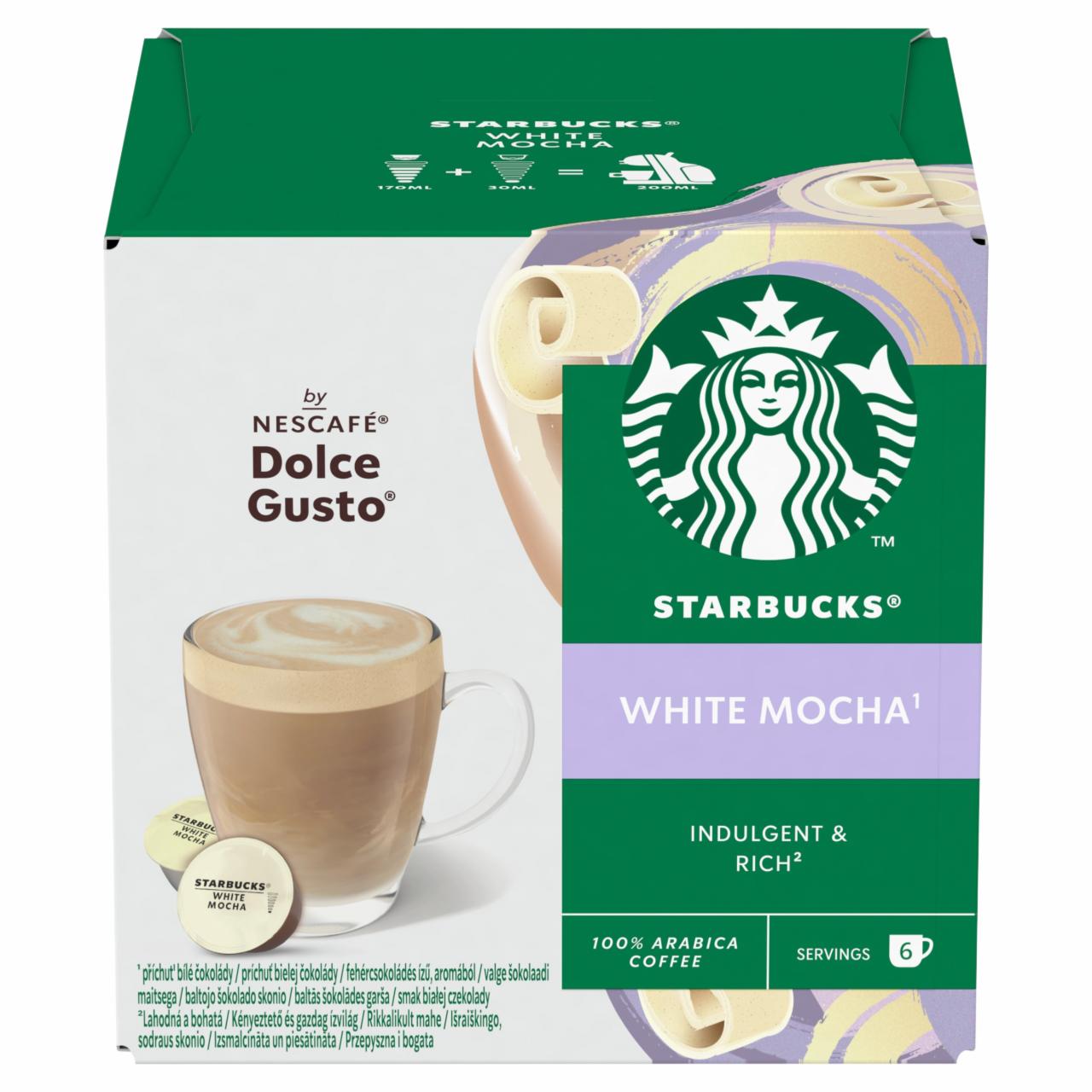 Zdjęcia - STARBUCKS White Mocha Palona kawa mielona 123 g (6 x 15 g i 6 x 5,5 g)