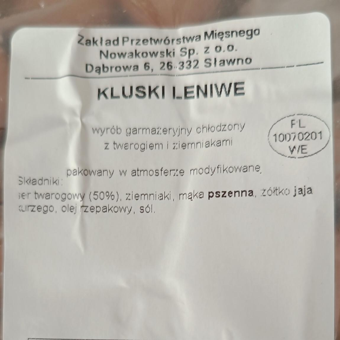 Zdjęcia - Kluski leniwe ZPM Nowakowski