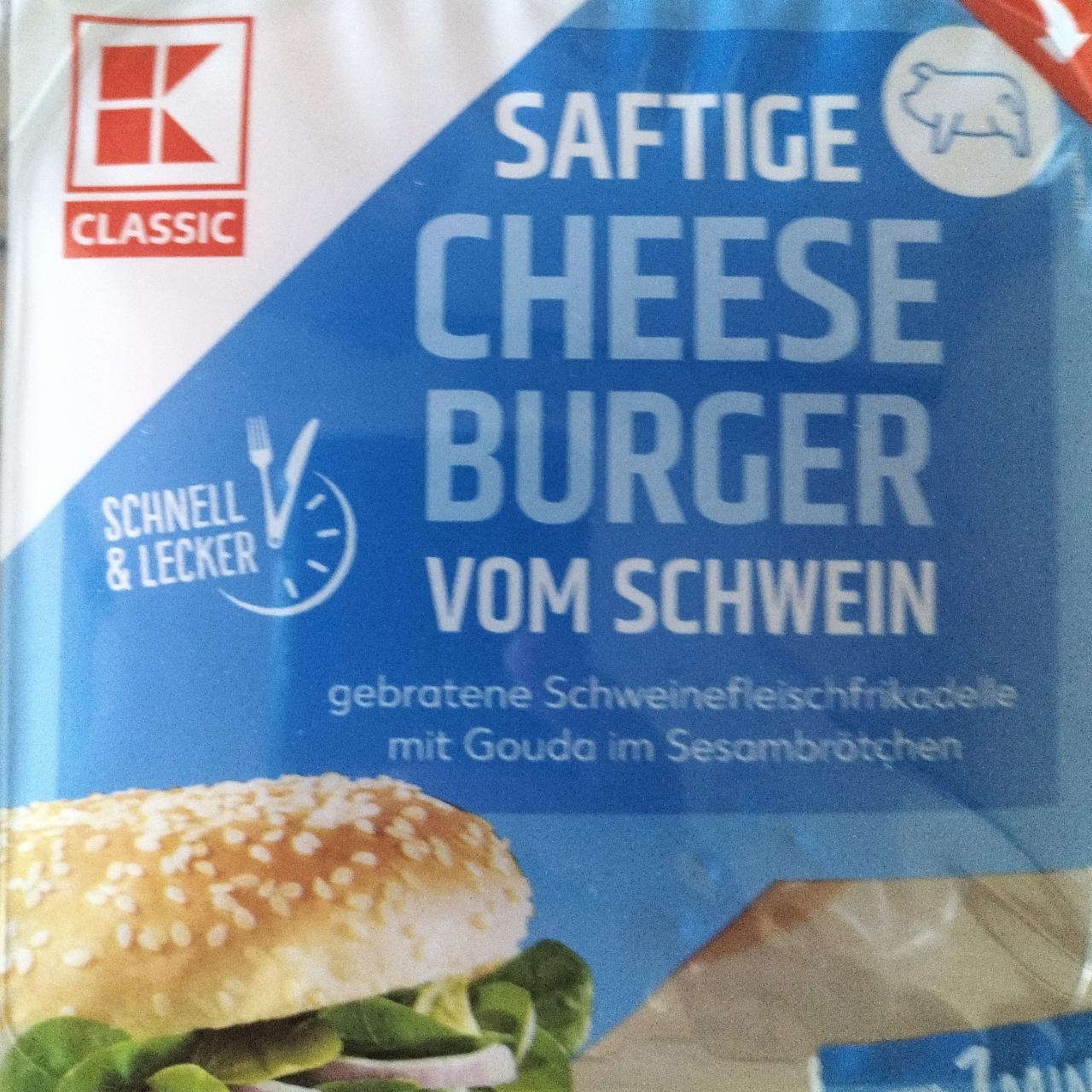 Zdjęcia - Saftige cheese Burger K-Classic