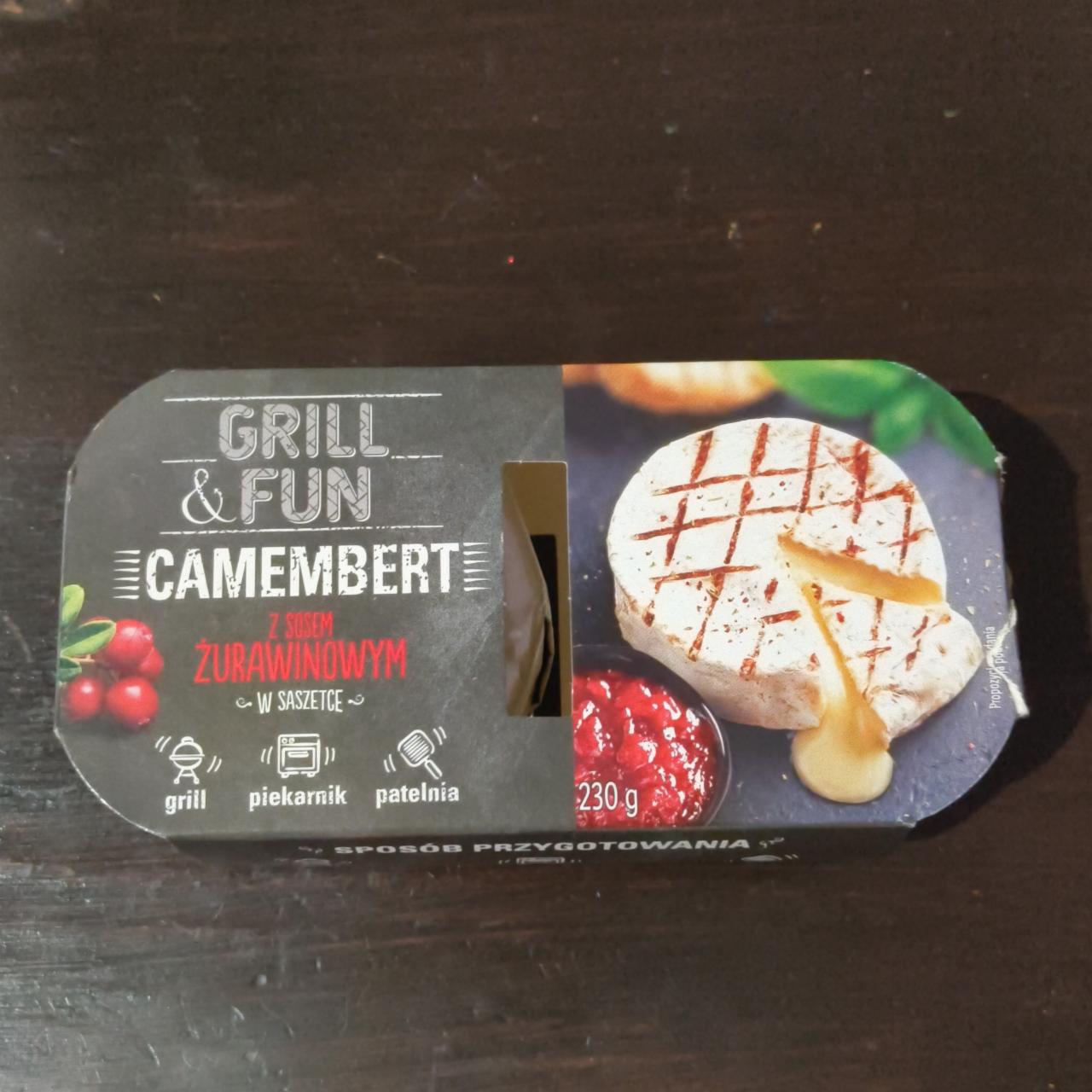 Zdjęcia - Camembert z sosem żurawinowym, Grill & Fun, 230g