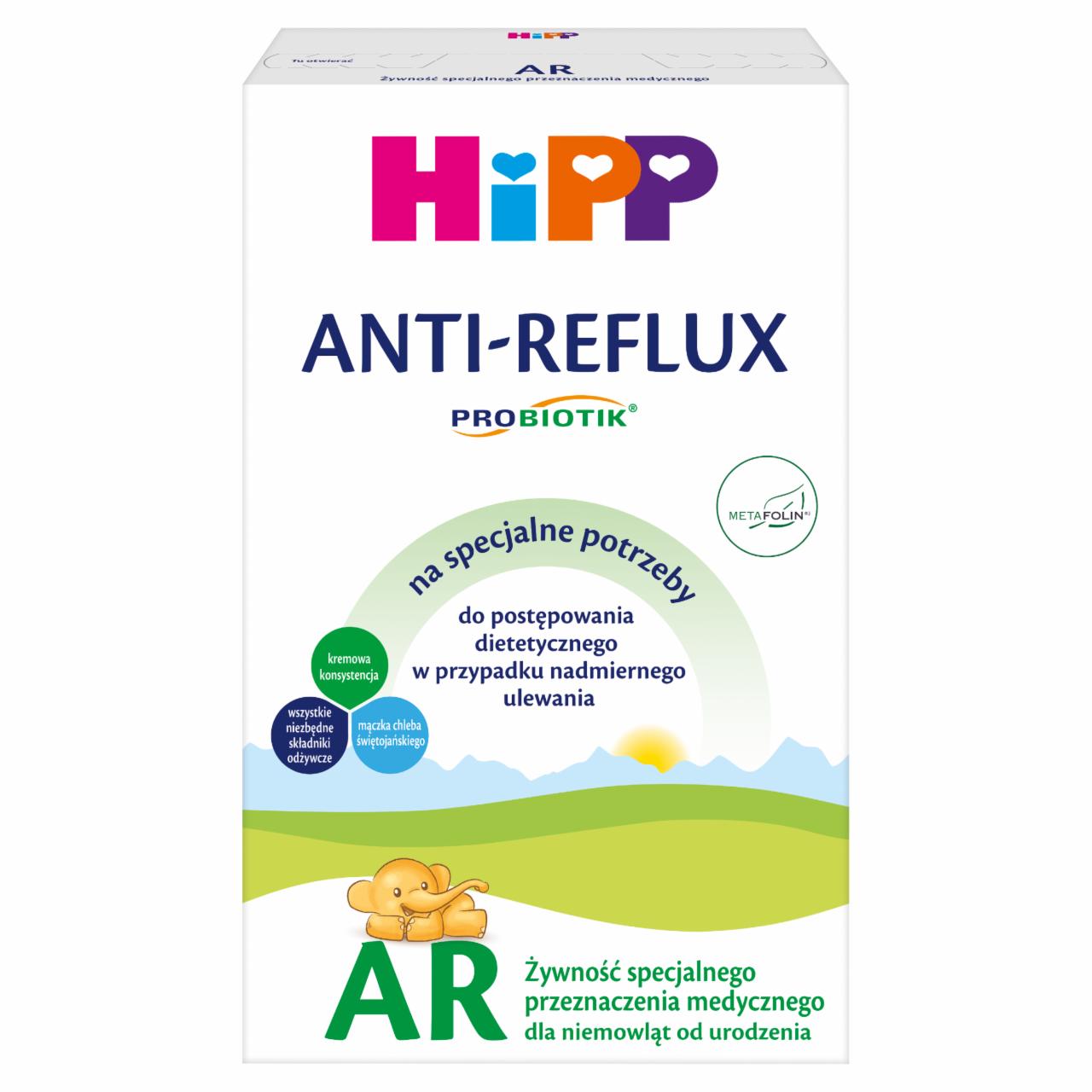 Zdjęcia - HiPP Anti-Reflux Żywność specjalnego przeznaczenia medycznego dla niemowląt od urodzenia 300 g