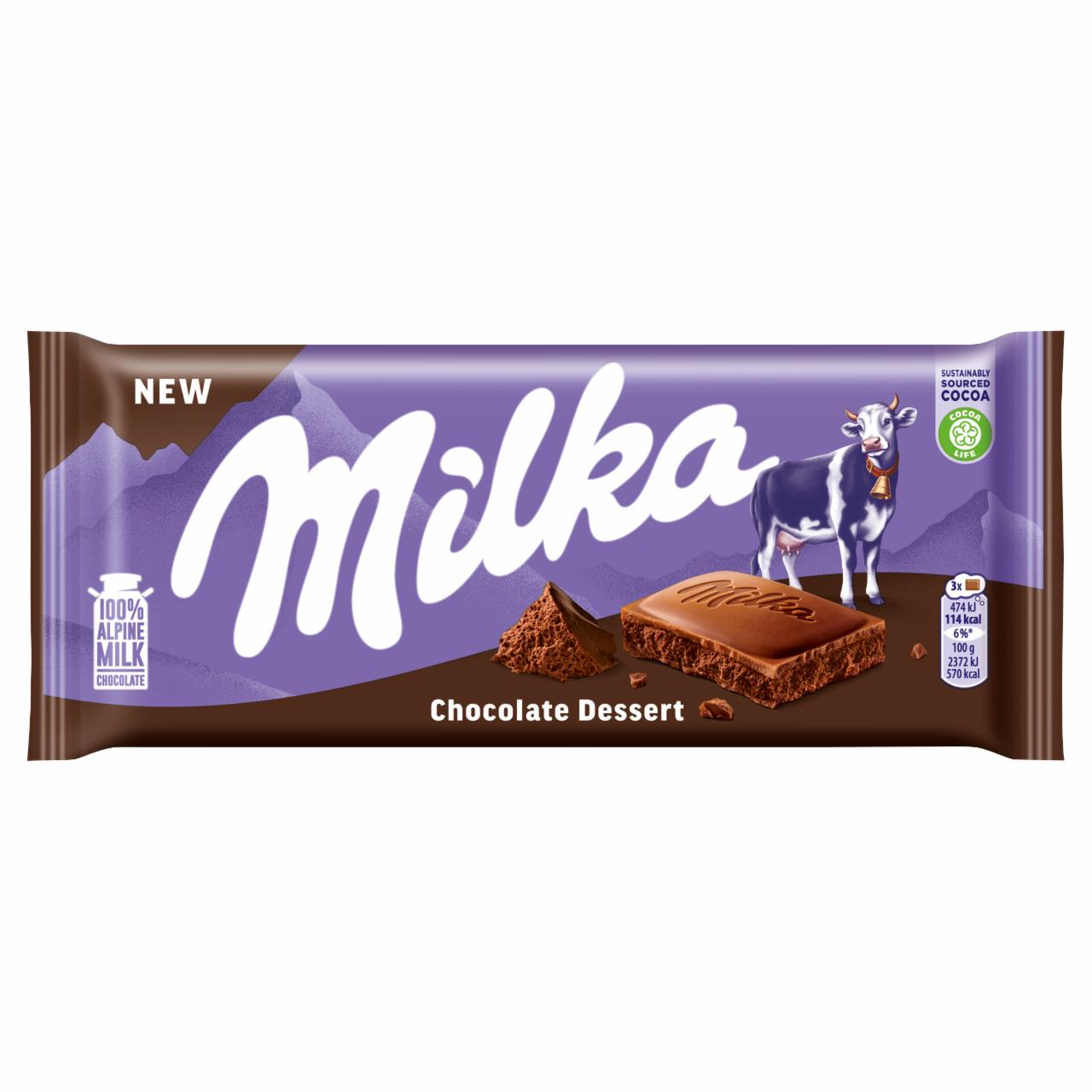 Zdjęcia - Milka Chocolate Dessert Czekolada mleczna 100 g