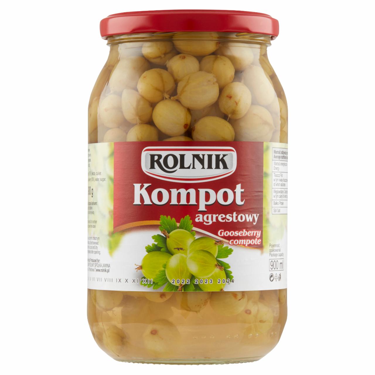 Zdjęcia - Rolnik Kompot agrestowy 880 g