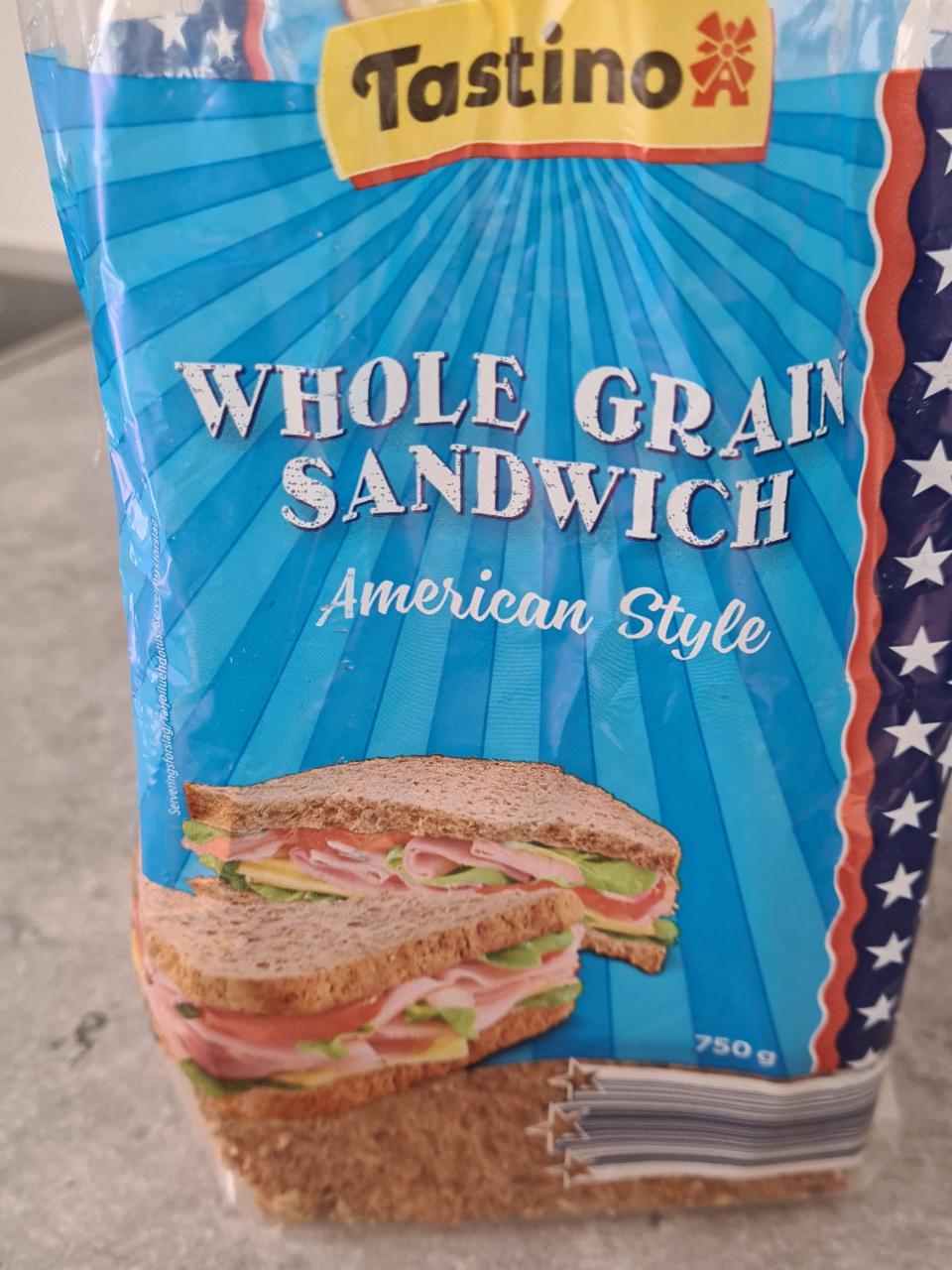 Zdjęcia - Whole grain sandwich american style Tastino