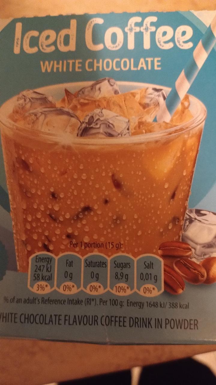 Zdjęcia - Mokate Gold Premium Iced Coffee Napój kawowy w proszku o smaku białej czekolady 120 g (8 x 15 g)