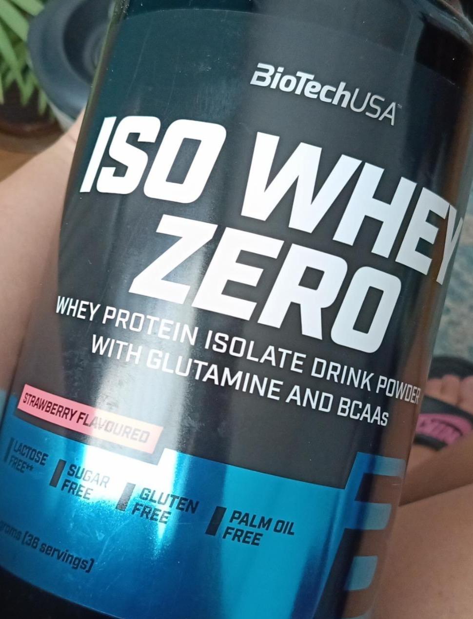 Zdjęcia - Iso whey zero strawberry flavour BioTechUSA